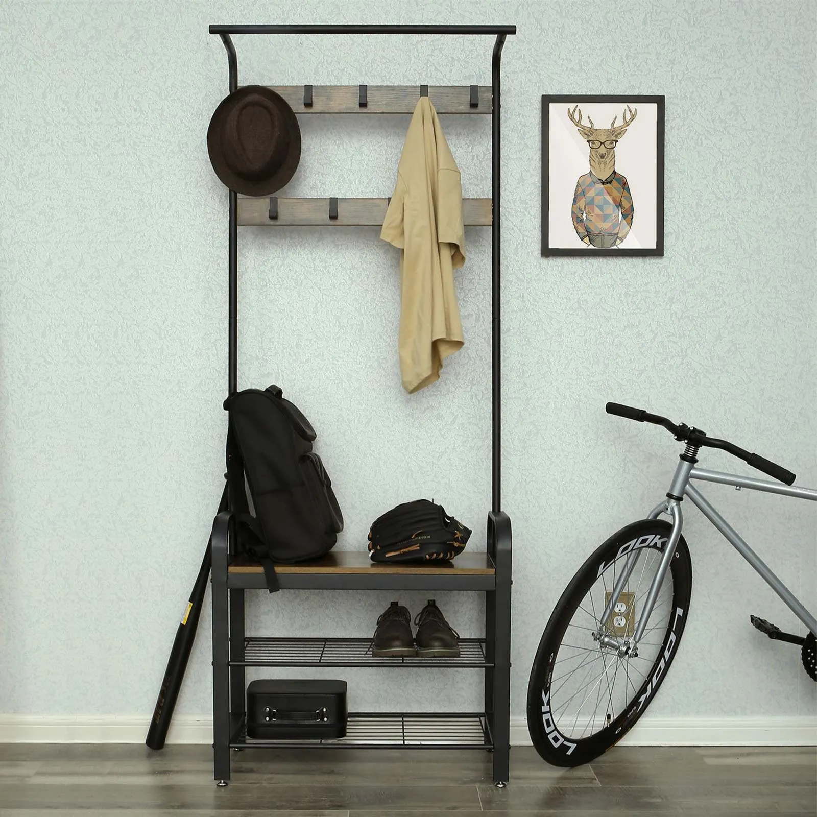 Industriestil Garderobe Sitzbank HSR40B 3 balduloftaslt Industriestil Garderobe Sitzbank HSRB