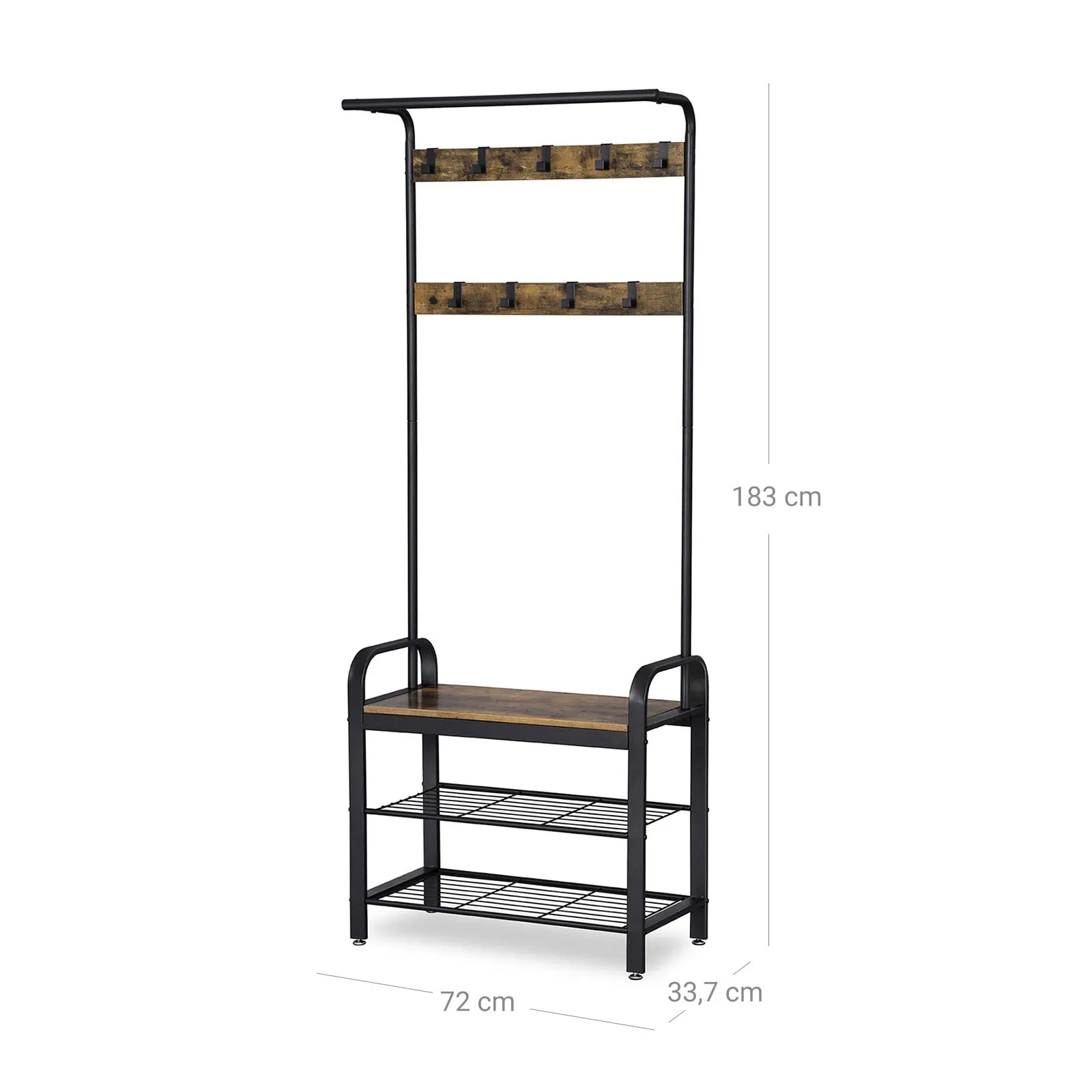 Industriestil Garderobe Sitzbank HSR40B 7 balduloftaslt Industriestil Garderobe Sitzbank HSRB