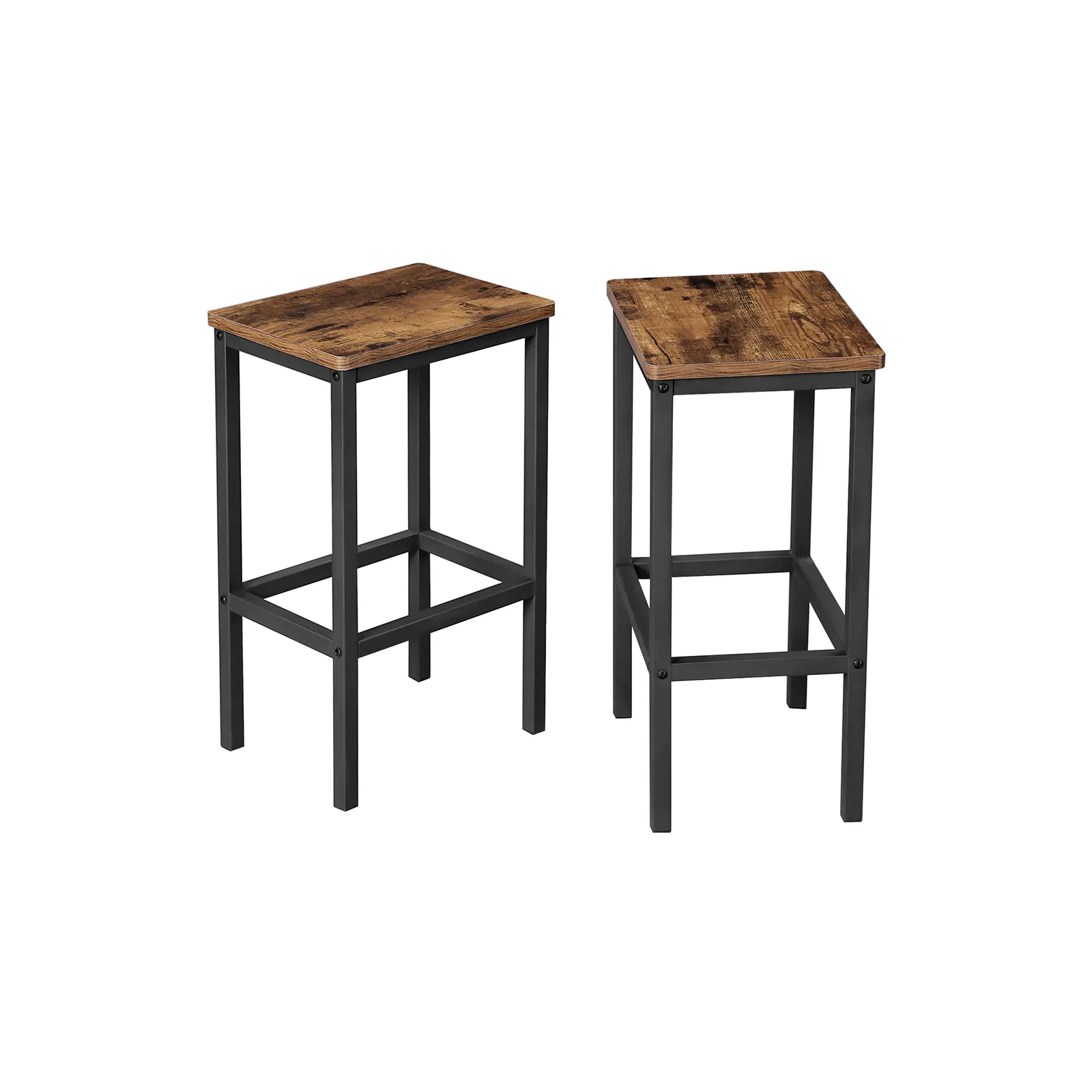 Set of 2 Industrial Bar Stools LBC65X 2 balduloftaslt Set of Industrial Bar Stools LBCX