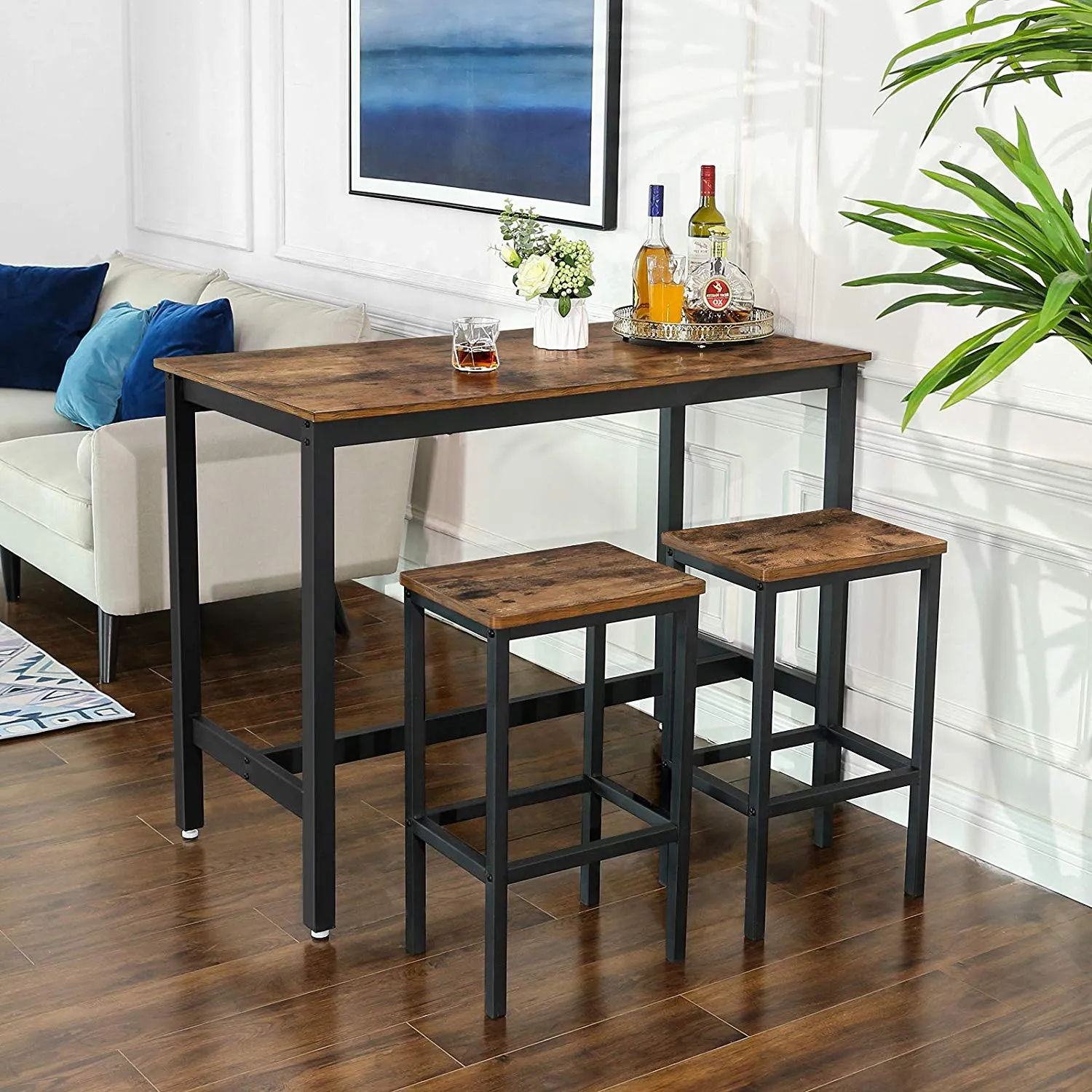 Set of 2 Industrial Bar Stools LBC65X 4 balduloftaslt Set of Industrial Bar Stools LBCX