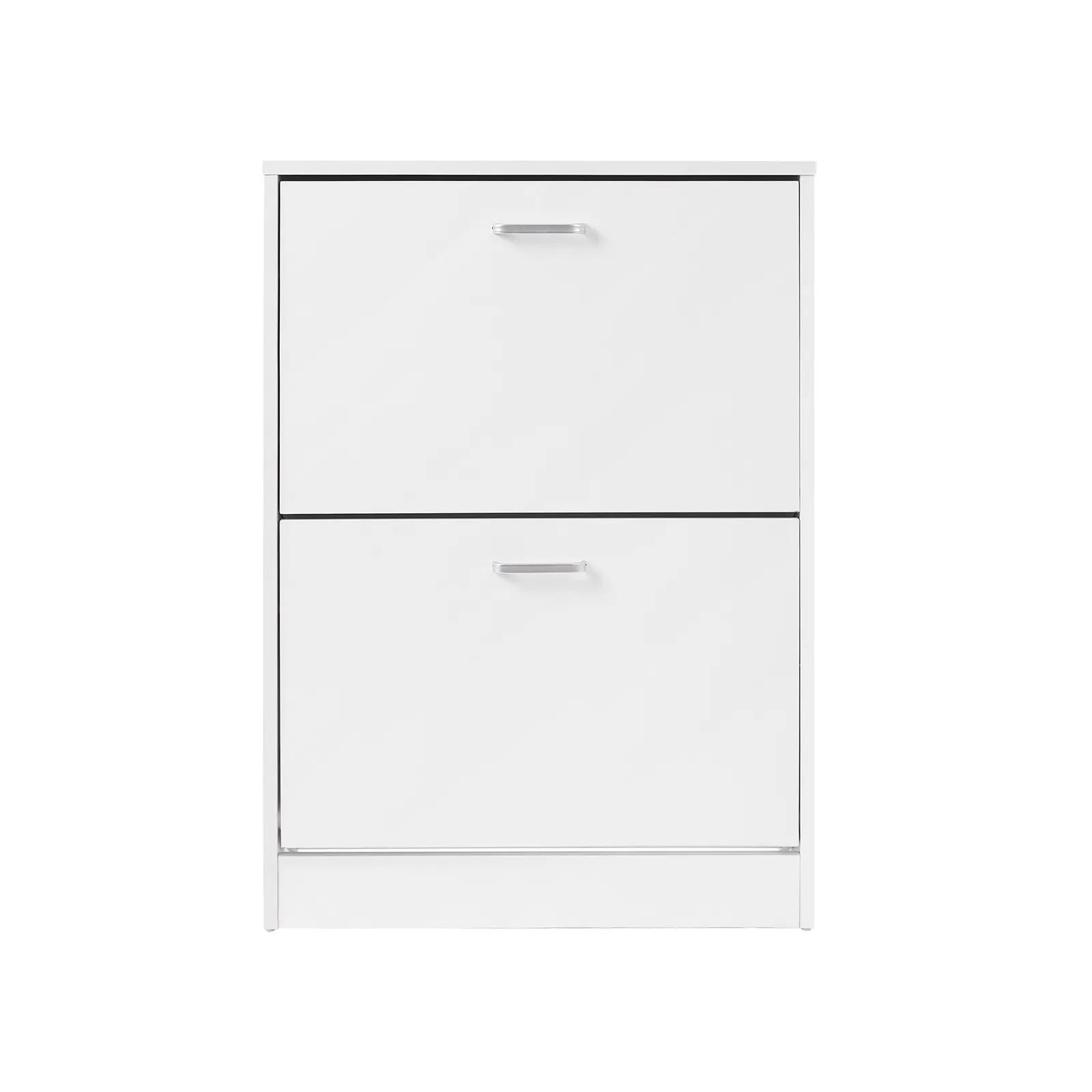 Schuhschrank 2 Klappen Weiss LBC02WT 2 balduloftaslt Schuhschrank Klappen Weiss LBCWT