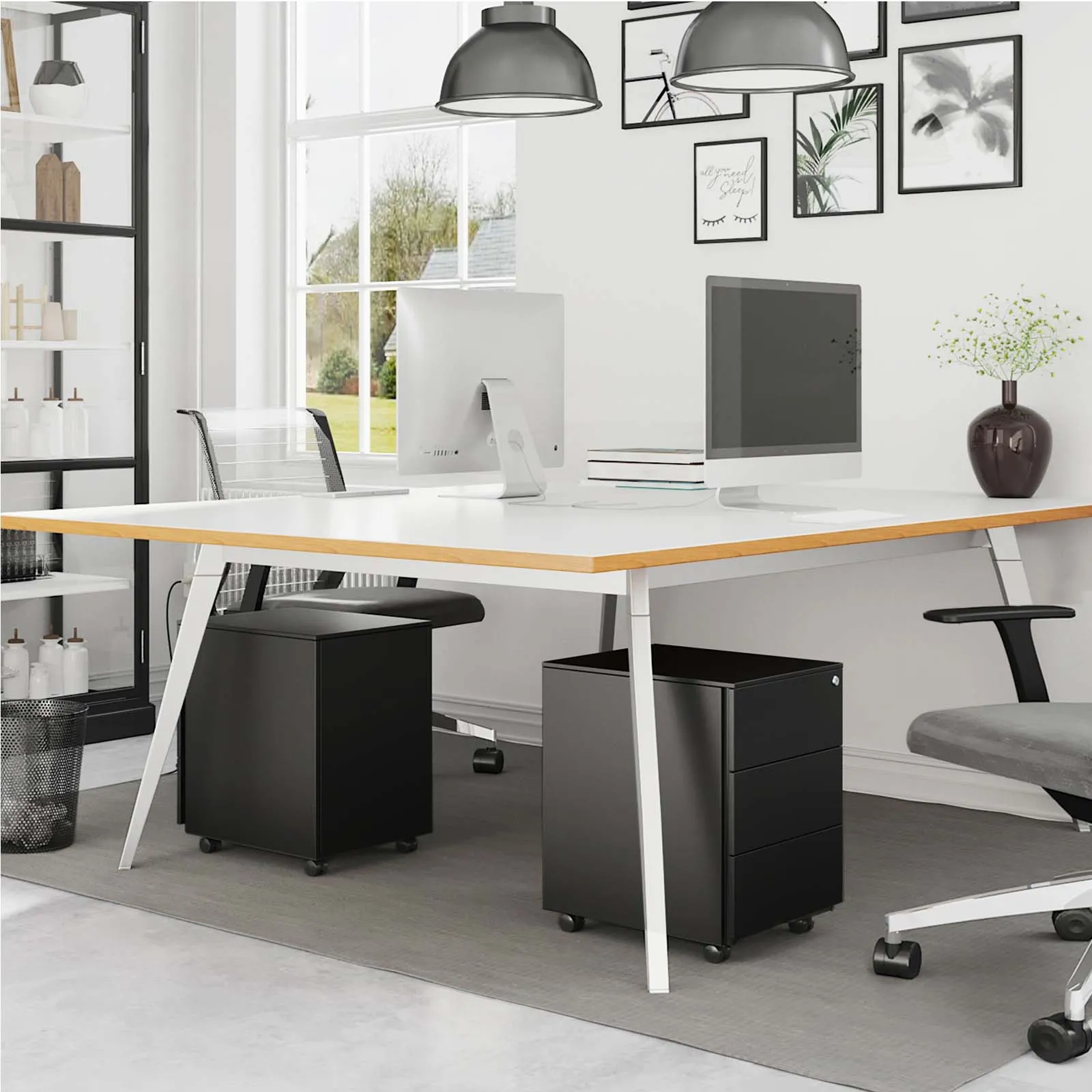 Mobile Lockable File Cabinet OFC63BK 3 balduloftaslt Mobile Lockable File Cabinet OFCBK