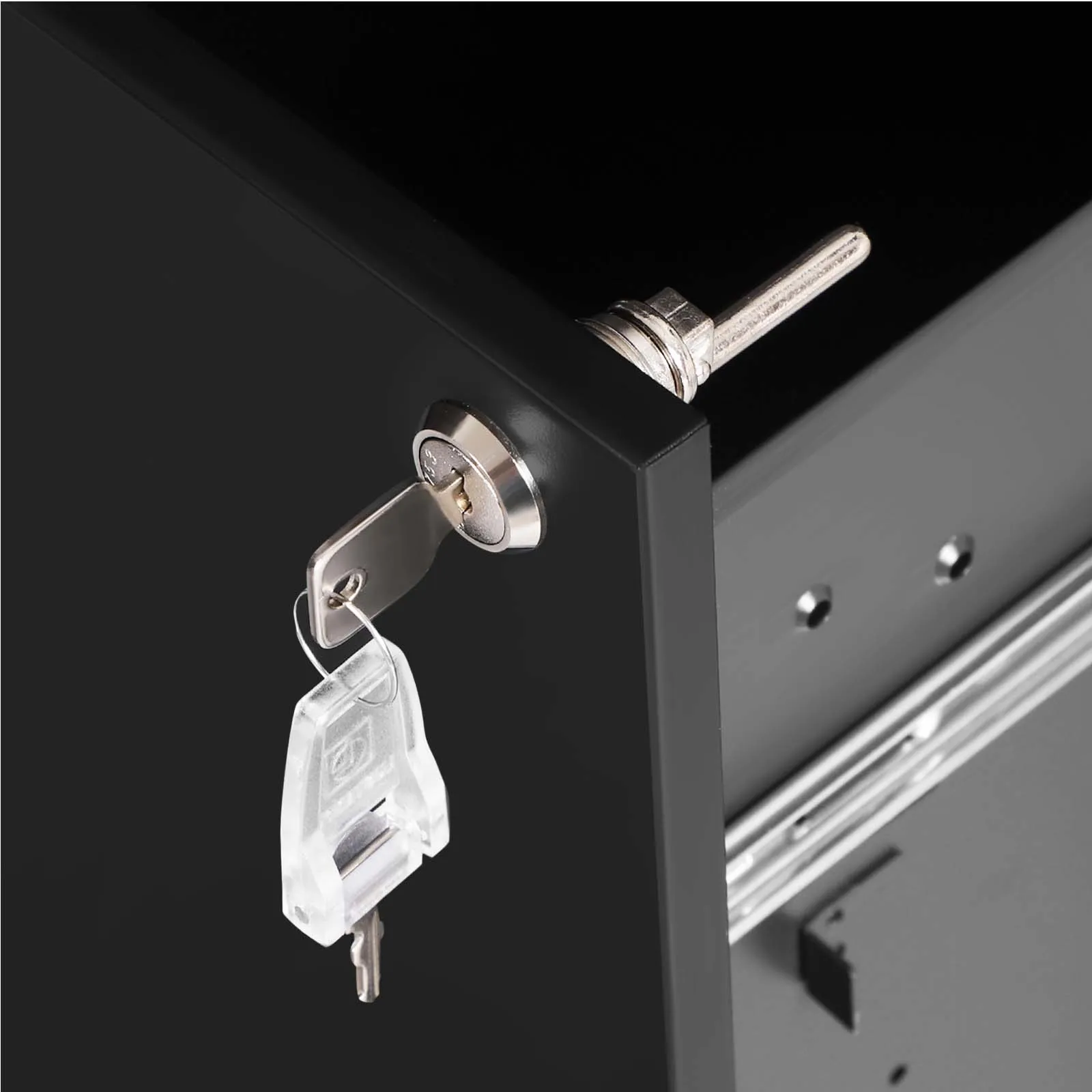Mobile Lockable File Cabinet OFC63BK 5 balduloftaslt Mobile Lockable File Cabinet OFCBK