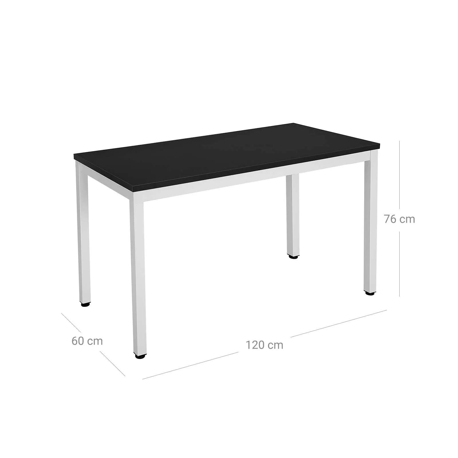 Moderner Computertisch Schwarz Weiss LWD64B 7 balduloftaslt Moderner Computertisch Schwarz Weiss LWDB