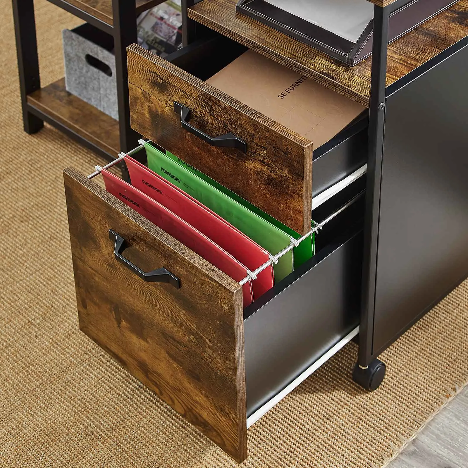 Aktenschrank mit 2 Schubladen OFC71X 6 balduloftaslt Aktenschrank mit Schubladen OFCX