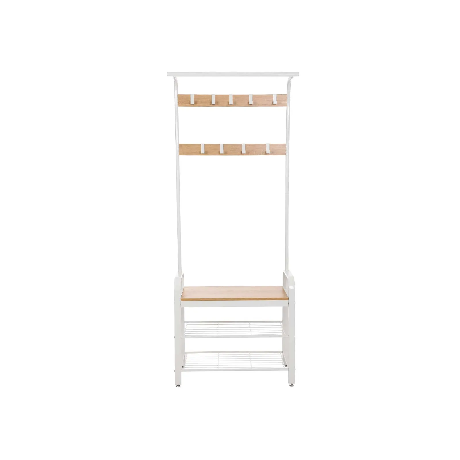 Garderobe Schuhregal Weiss Natur HSR40W 2 balduloftaslt Garderobe Schuhregal Weiss Natur HSRW