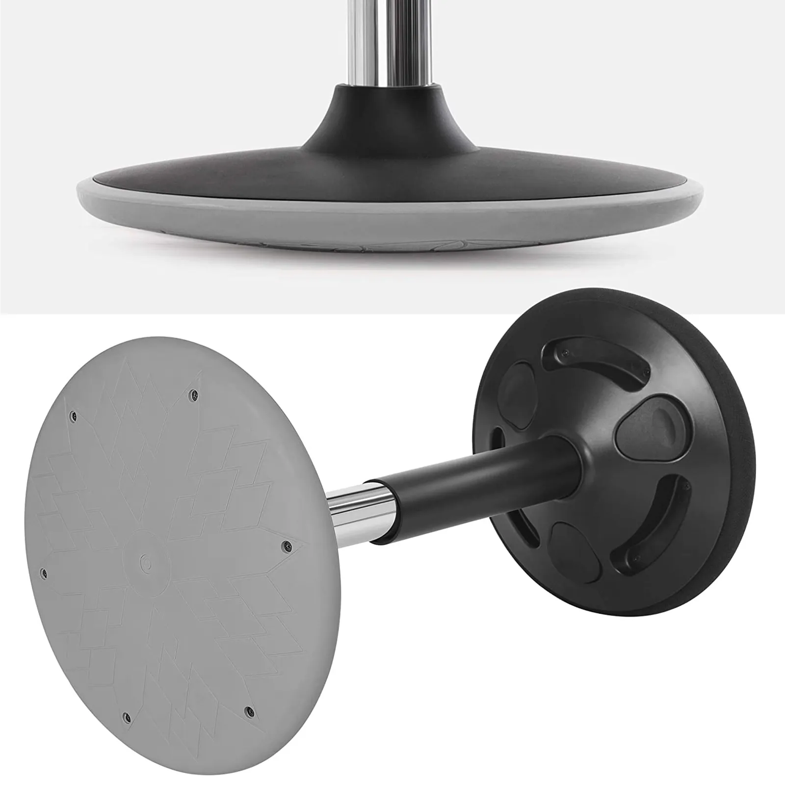 6 5 balduloftaslt Ergonominė biuro darbo taburetė 50-65cm aukščio juoda Biuras