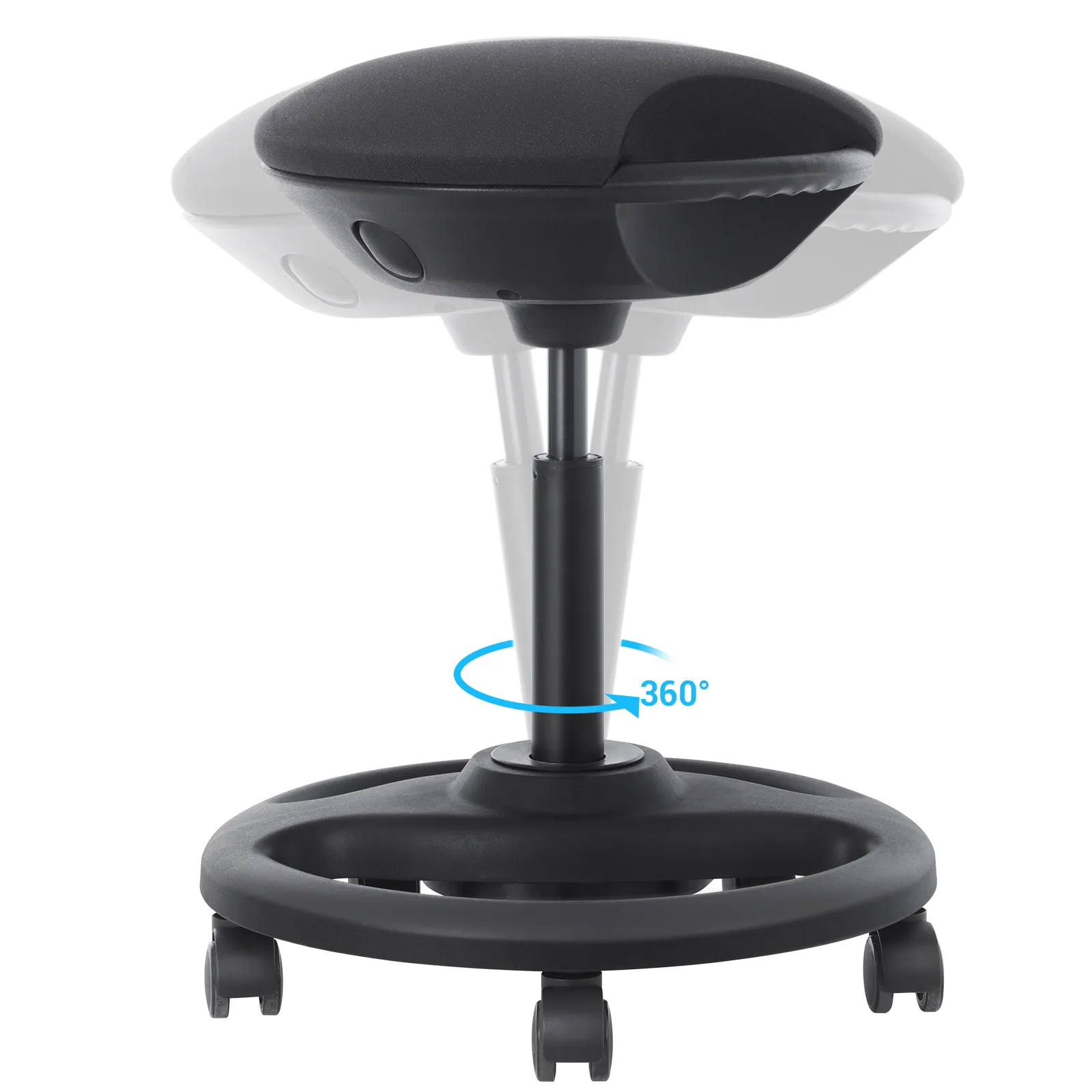 Ergonomischer Arbeitshocker hohenverstellbar OSC06BK 5 balduloftaslt Ergonomischer Arbeitshocker hohenverstellbar OSCBK