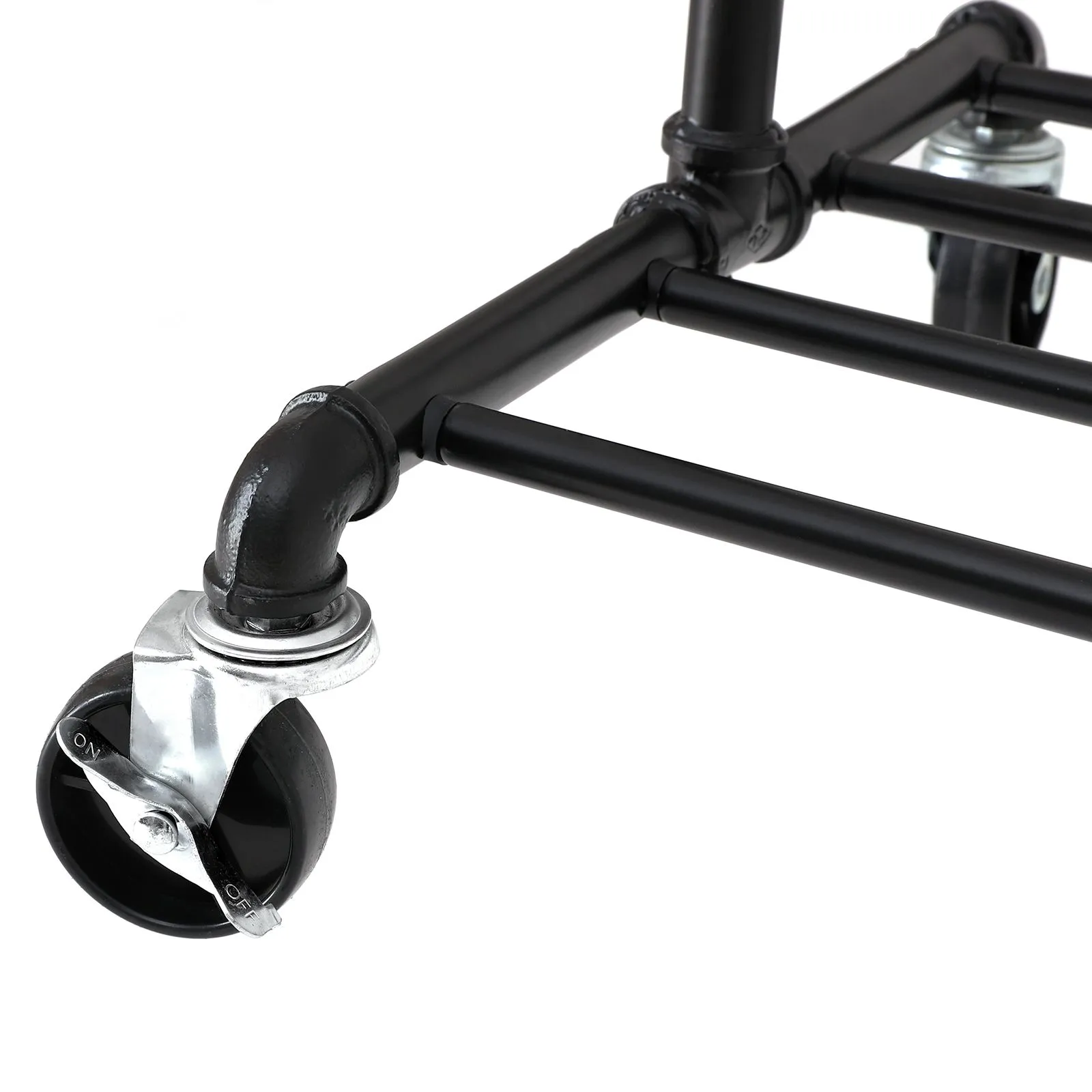 Kleiderstange aus Metall Schwarz HSR62BK 5 balduloftaslt Kleiderstange aus Metall Schwarz HSRBK