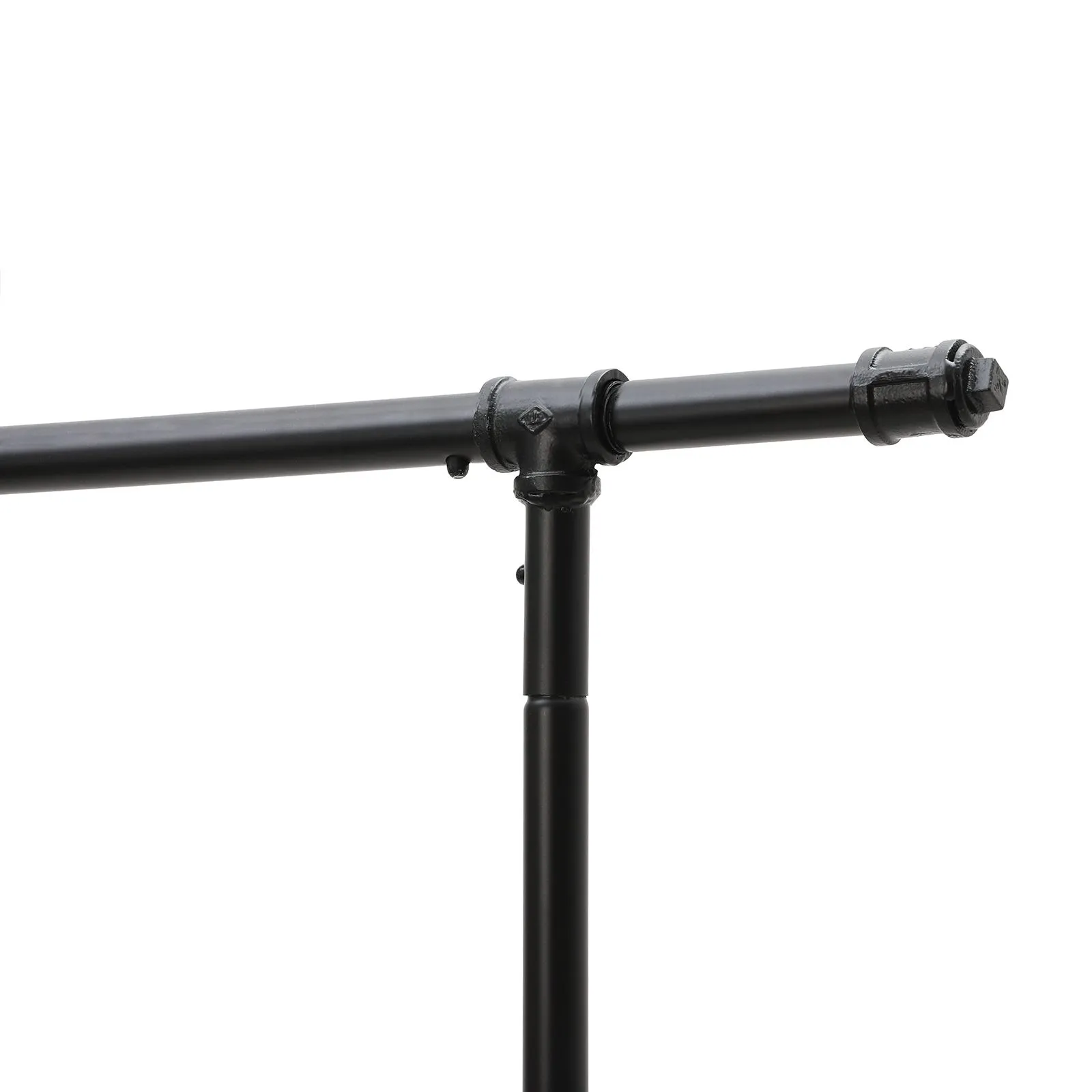 Kleiderstange aus Metall Schwarz HSR62BK 6 balduloftaslt Kleiderstange aus Metall Schwarz HSRBK
