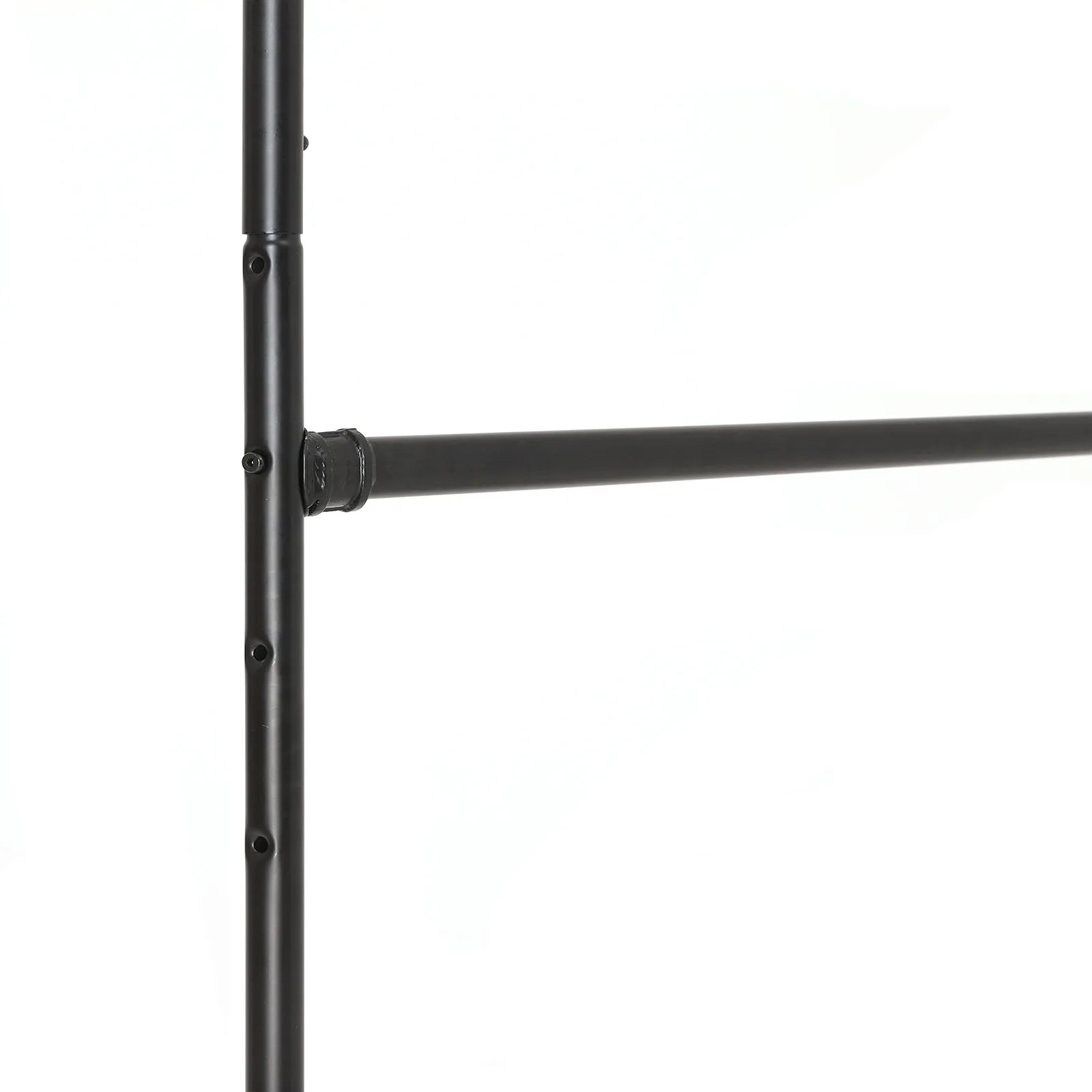 Kleiderstange aus Metall Schwarz HSR62BK 7 balduloftaslt Kleiderstange aus Metall Schwarz HSRBK
