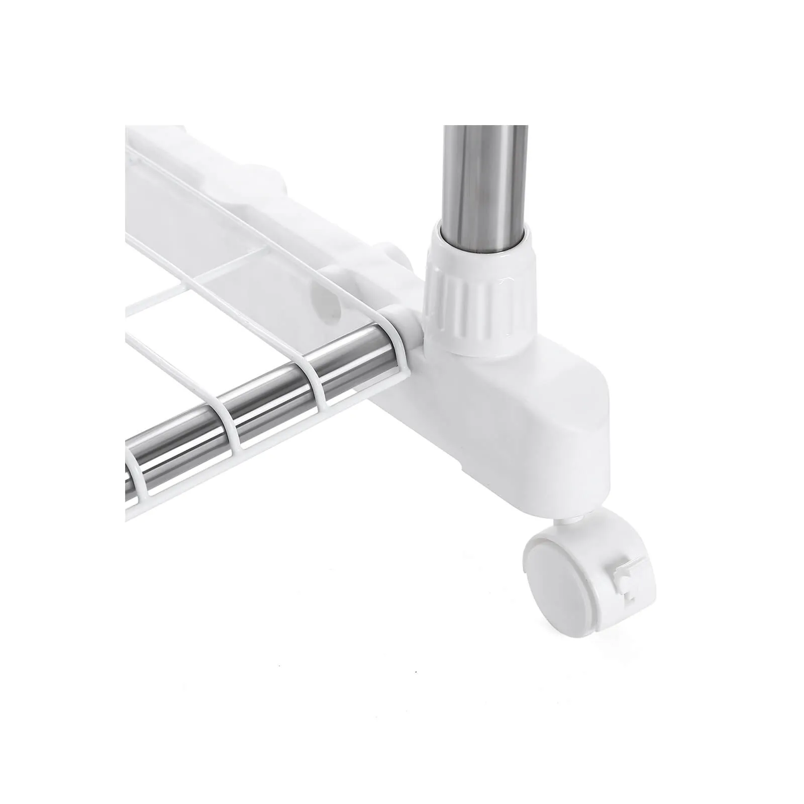 Kleiderstaender mit Schuhablage Weiss LLR03W 5 balduloftaslt Kleiderstaender mit Schuhablage Weiss LLRW