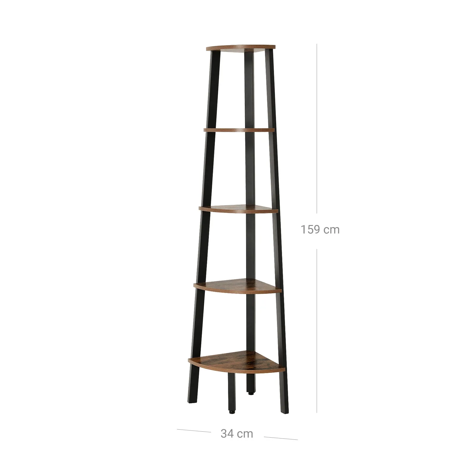 Industrie Design Eckregal 5 Ablagen LLS35X 7 balduloftaslt Industrie Design Eckregal Ablagen LLSX