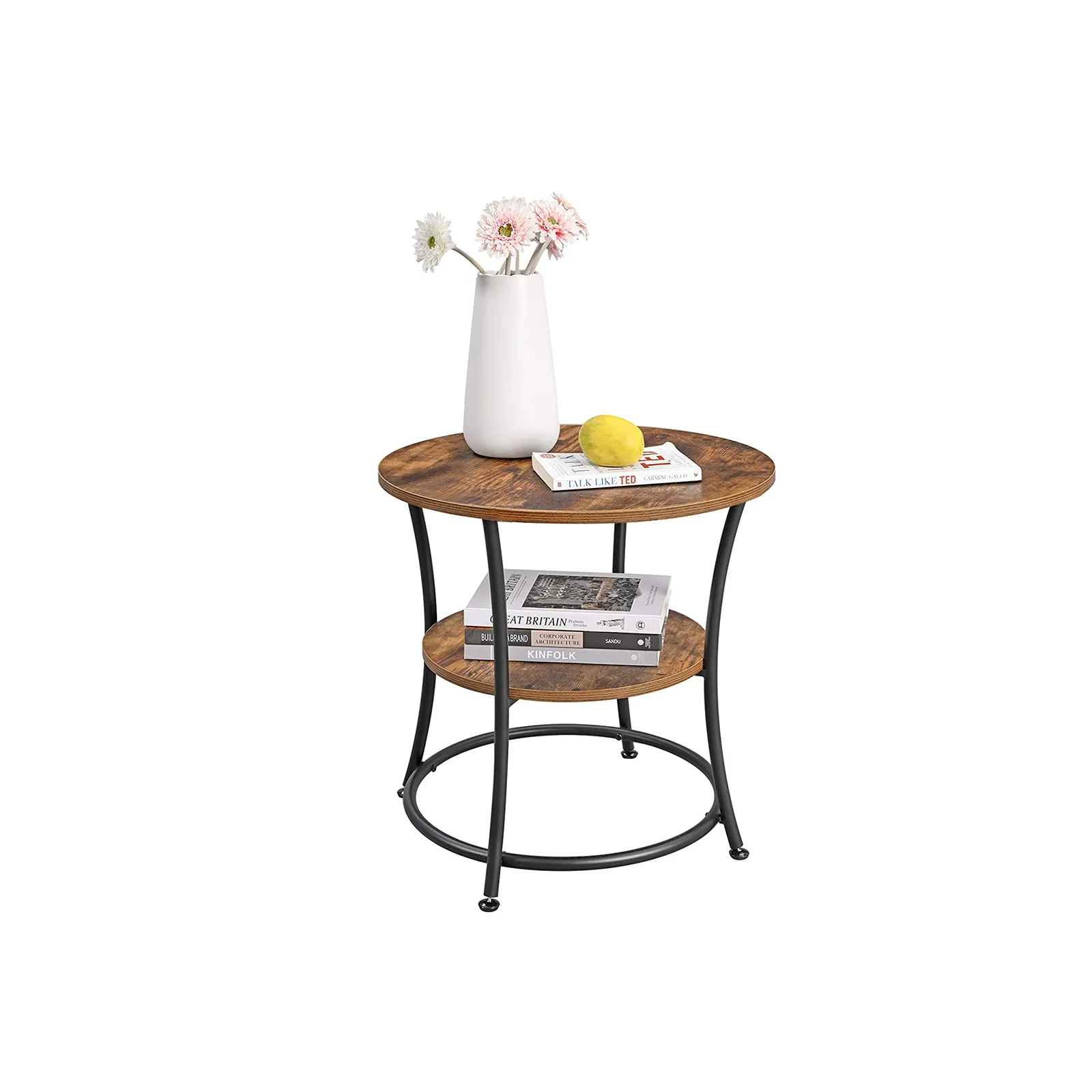 Beistelltisch mit 2 Ablagen LET56BX 2 balduloftaslt Beistelltisch mit Ablagen LETBX
