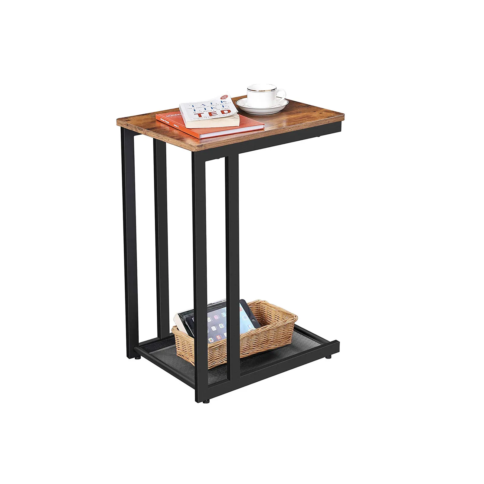 Mesh Shelf Side Table LNT51X 2 balduloftaslt Mesh Shelf Side Table LNTX