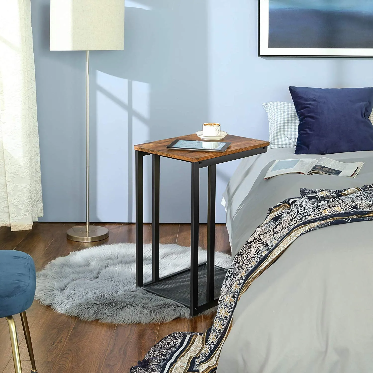 Mesh Shelf Side Table LNT51X 4 balduloftaslt Mesh Shelf Side Table LNTX