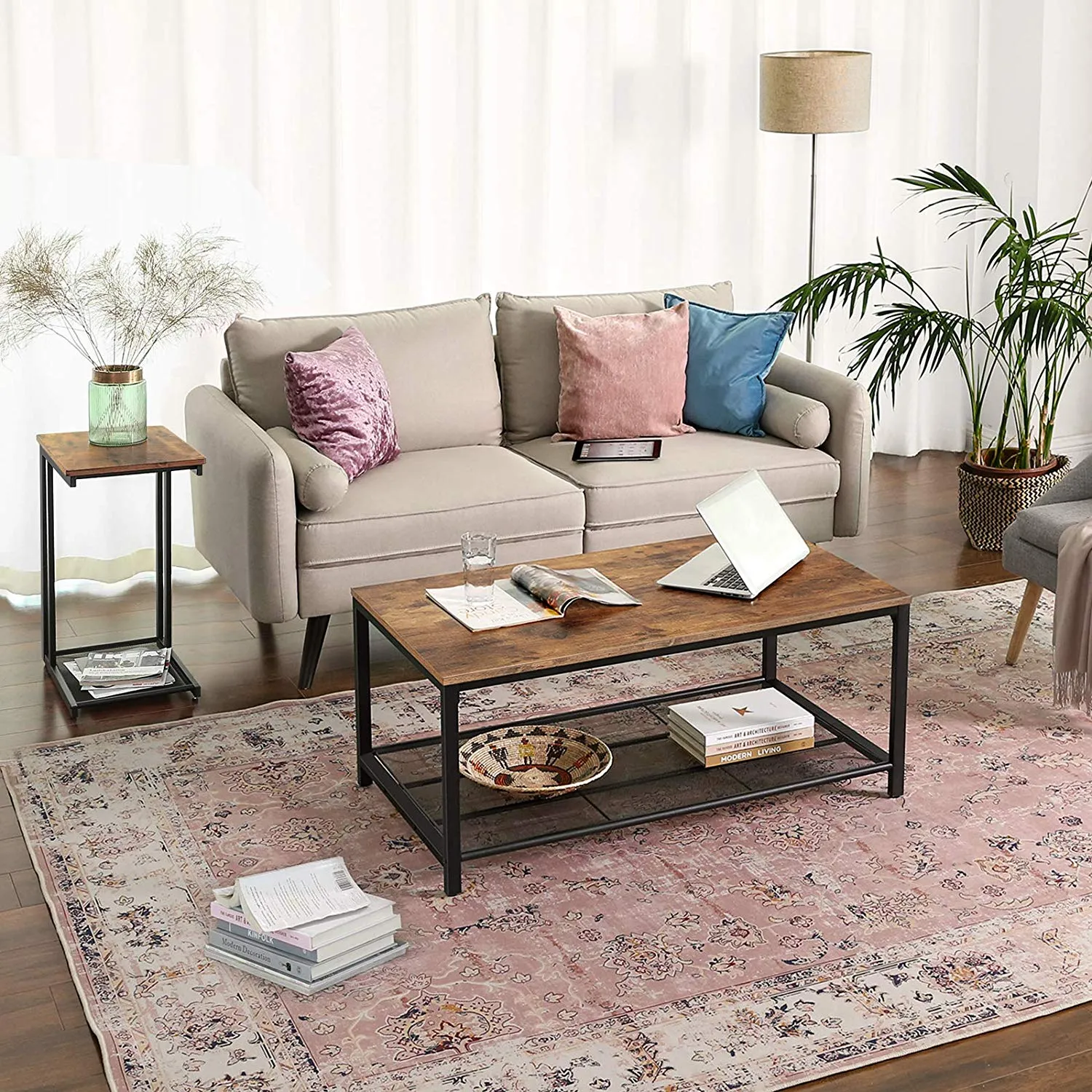 Mesh Shelf Side Table LNT51X 5 balduloftaslt Mesh Shelf Side Table LNTX