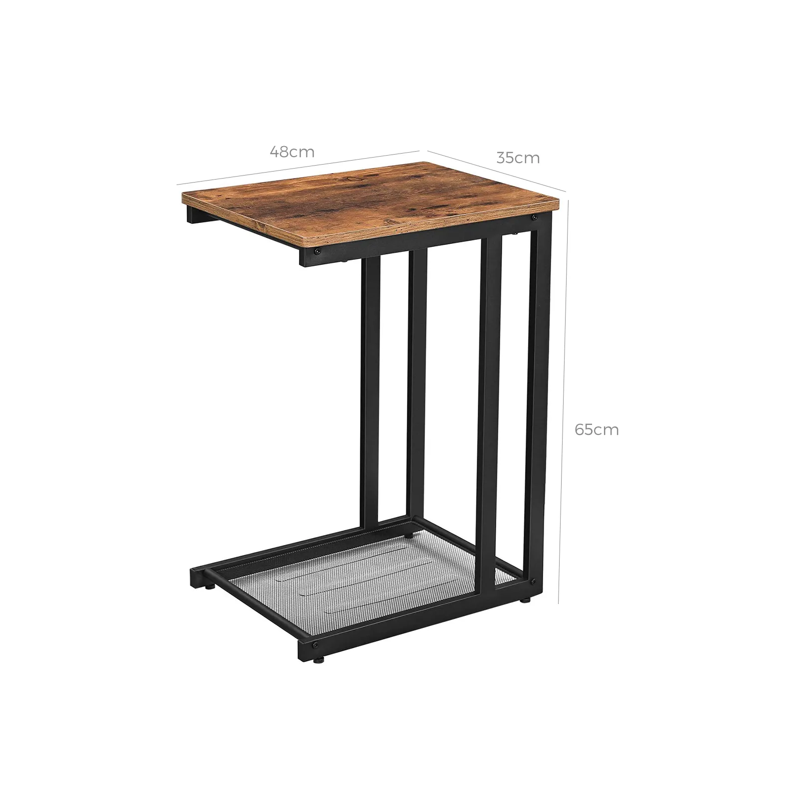 Mesh Shelf Side Table LNT51X 7 balduloftaslt Mesh Shelf Side Table LNTX