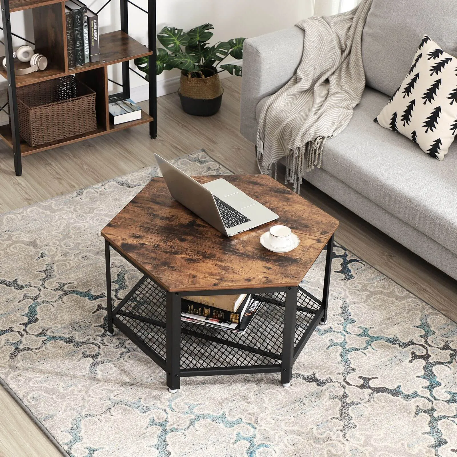 Industrie Design Couchtisch Hexagon LCT16X 3 balduloftaslt Industrie Design Couchtisch Hexagon LCTX