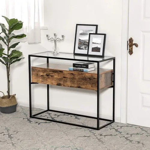 Industrial Console Table LNT11BX 3 balduloftaslt Industrial Console Table LNTBX