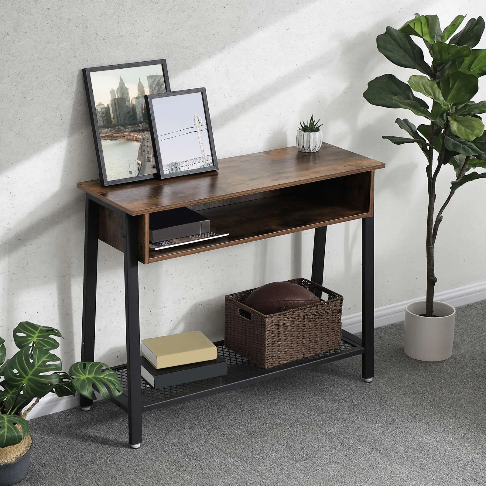 Industrietill Konsolentisch mit Fach LNT93X 3jpg balduloftaslt Industrietill Konsolentisch mit Fach LNTX jpg