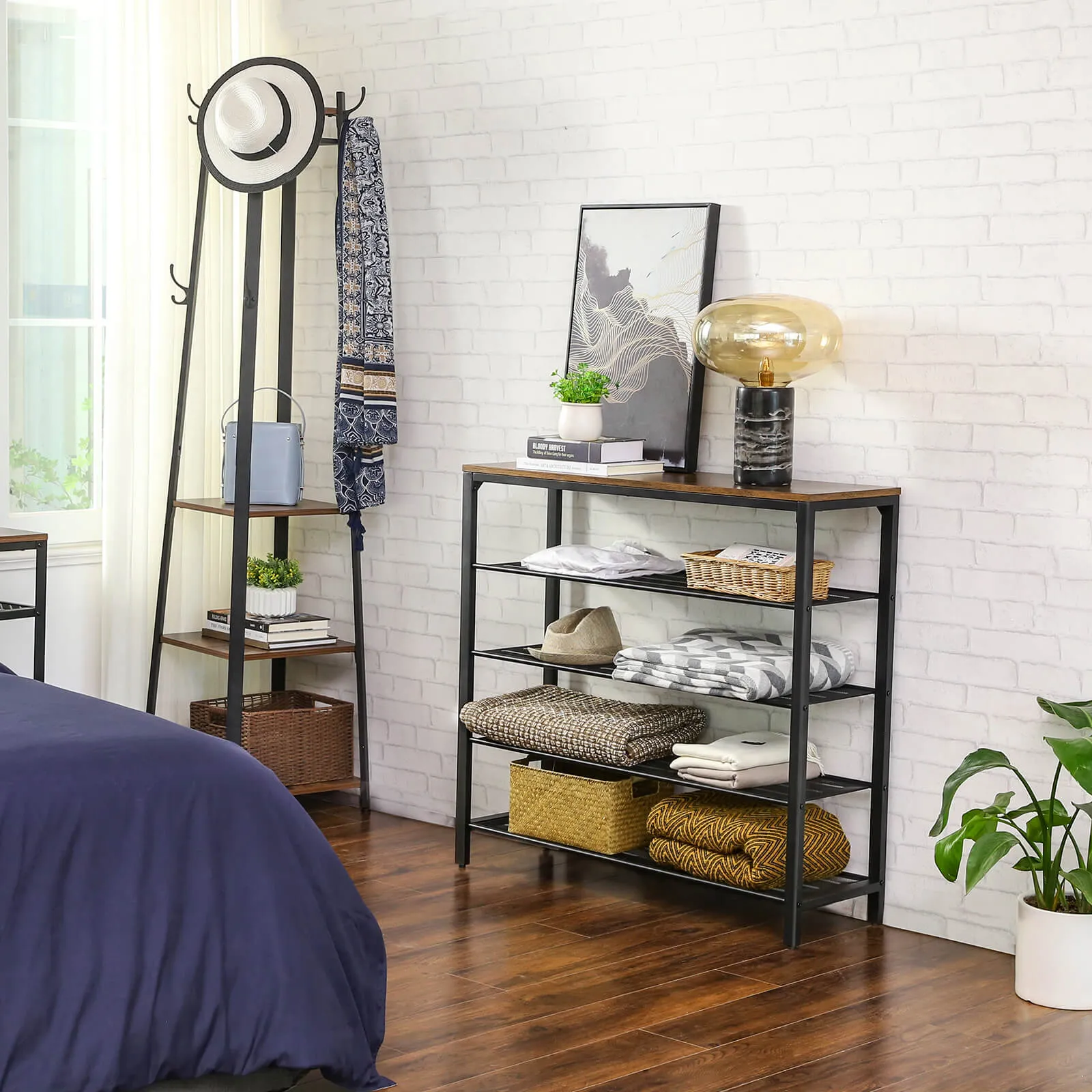 Schuhablage mit 4 Gitterebenen LBS15BX 3 balduloftaslt Schuhablage mit Gitterebenen LBSBX