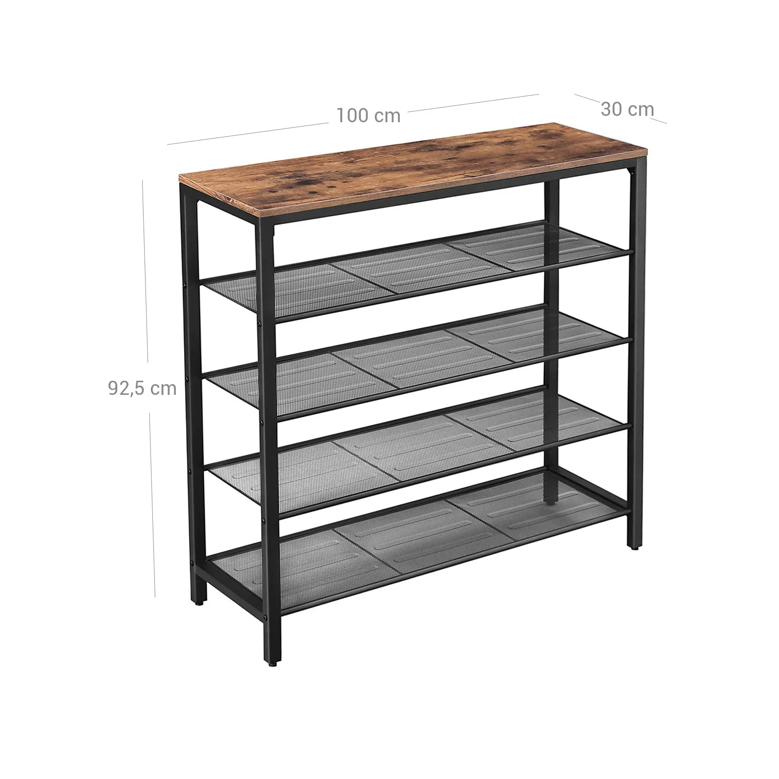 Schuhablage mit 4 Gitterebenen LBS15BX 7 balduloftaslt Schuhablage mit Gitterebenen LBSBX