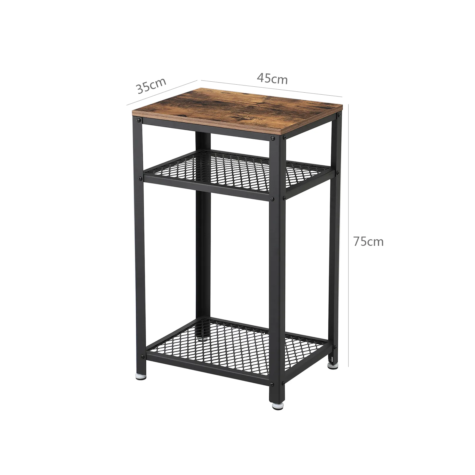 Industrie Design Beistelltisch schmal LET75BX 6 balduloftaslt Industrie Design Beistelltisch schmal LETBX