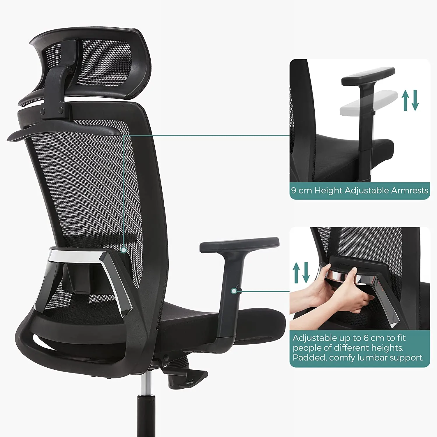 Moderni ergonominė biuro kėdė su tinkleliu ir kabykla Moderni ergonominė biuro kėdė su tinkleliu ir kabykla Akcija