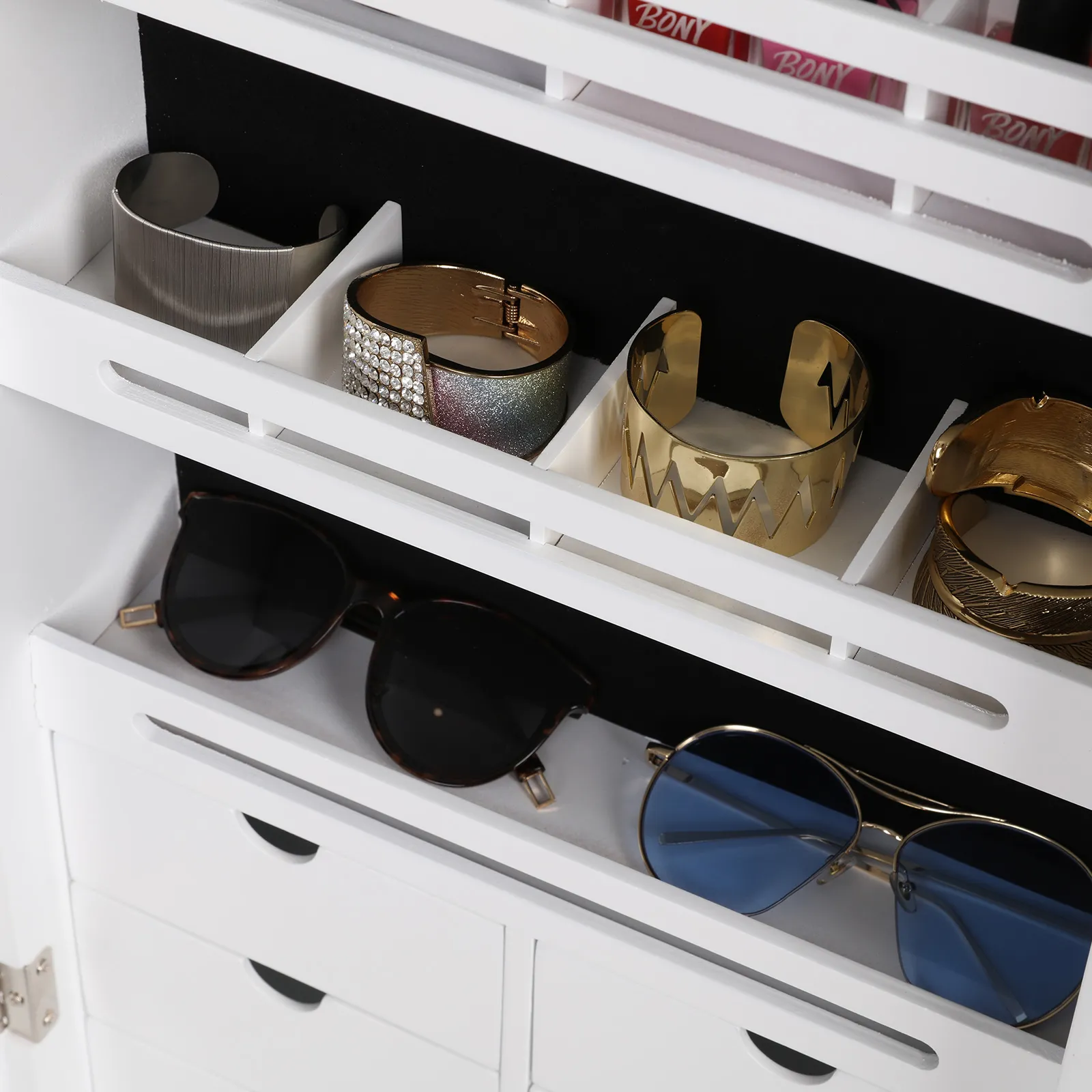Schmuckschrank mit grossem Spiegel JBC89WT 7 balduloftaslt Schmuckschrank mit grossem Spiegel JBCWT