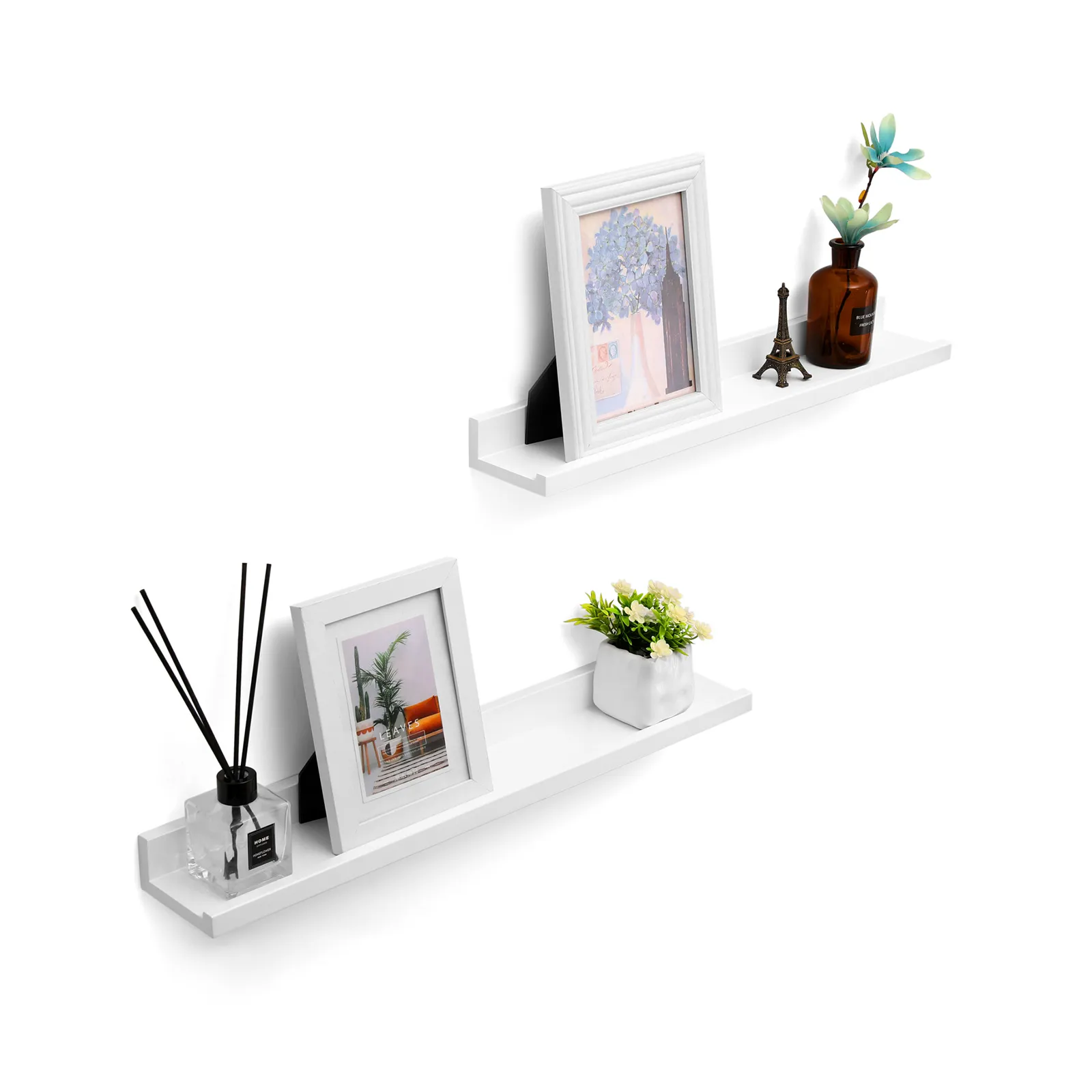 Schweberegale 2er Set Weiss glaenzend LWS60WT 5 balduloftaslt Schweberegale er Set Weiss glaenzend LWSWT