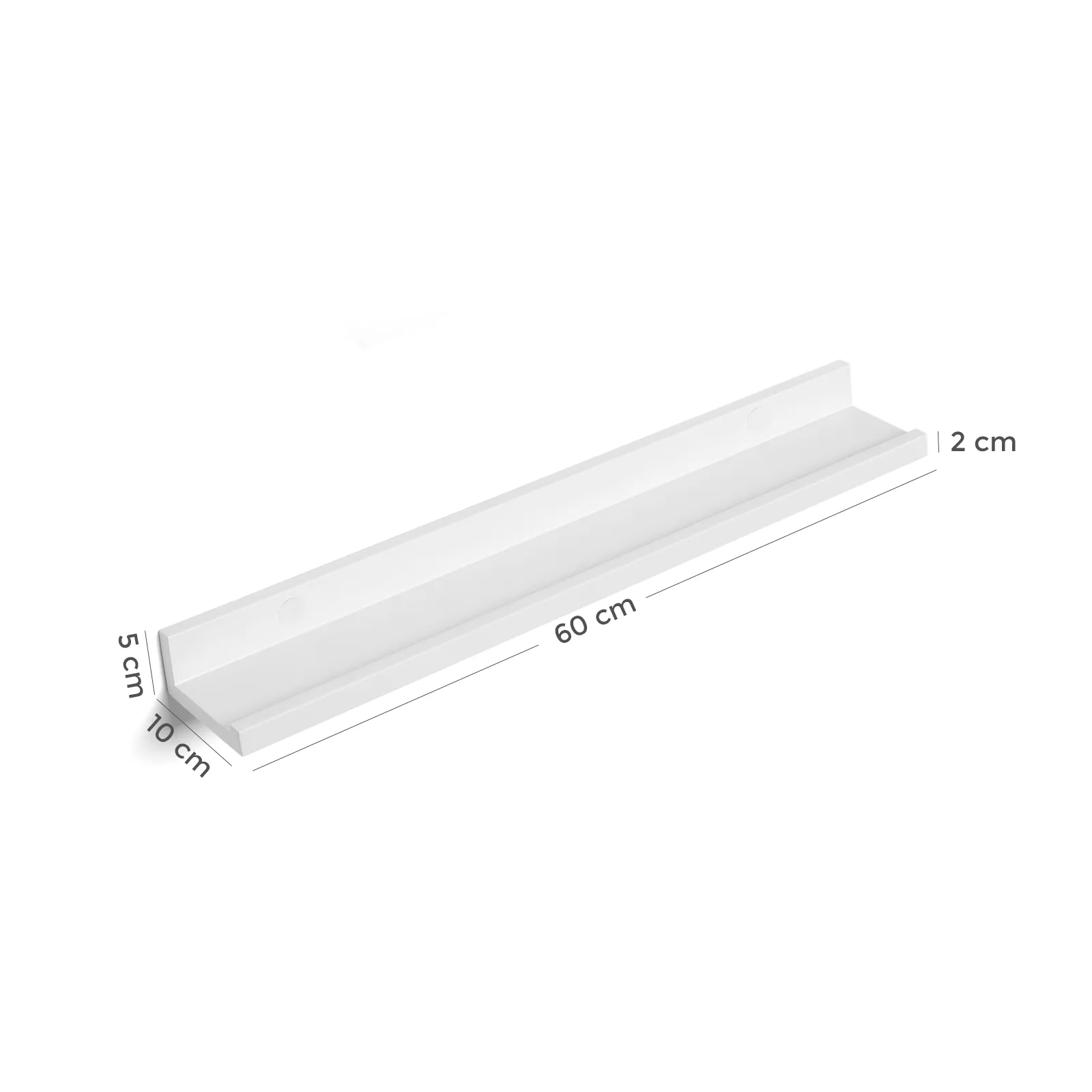 Schweberegale 2er Set Weiss glaenzend LWS60WT 7 balduloftaslt Schweberegale er Set Weiss glaenzend LWSWT