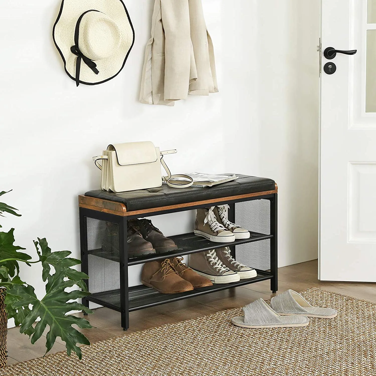 Mesh Shelf Shoe Bench LBS75X 3 balduloftaslt Mesh Shelf Shoe Bench LBSX