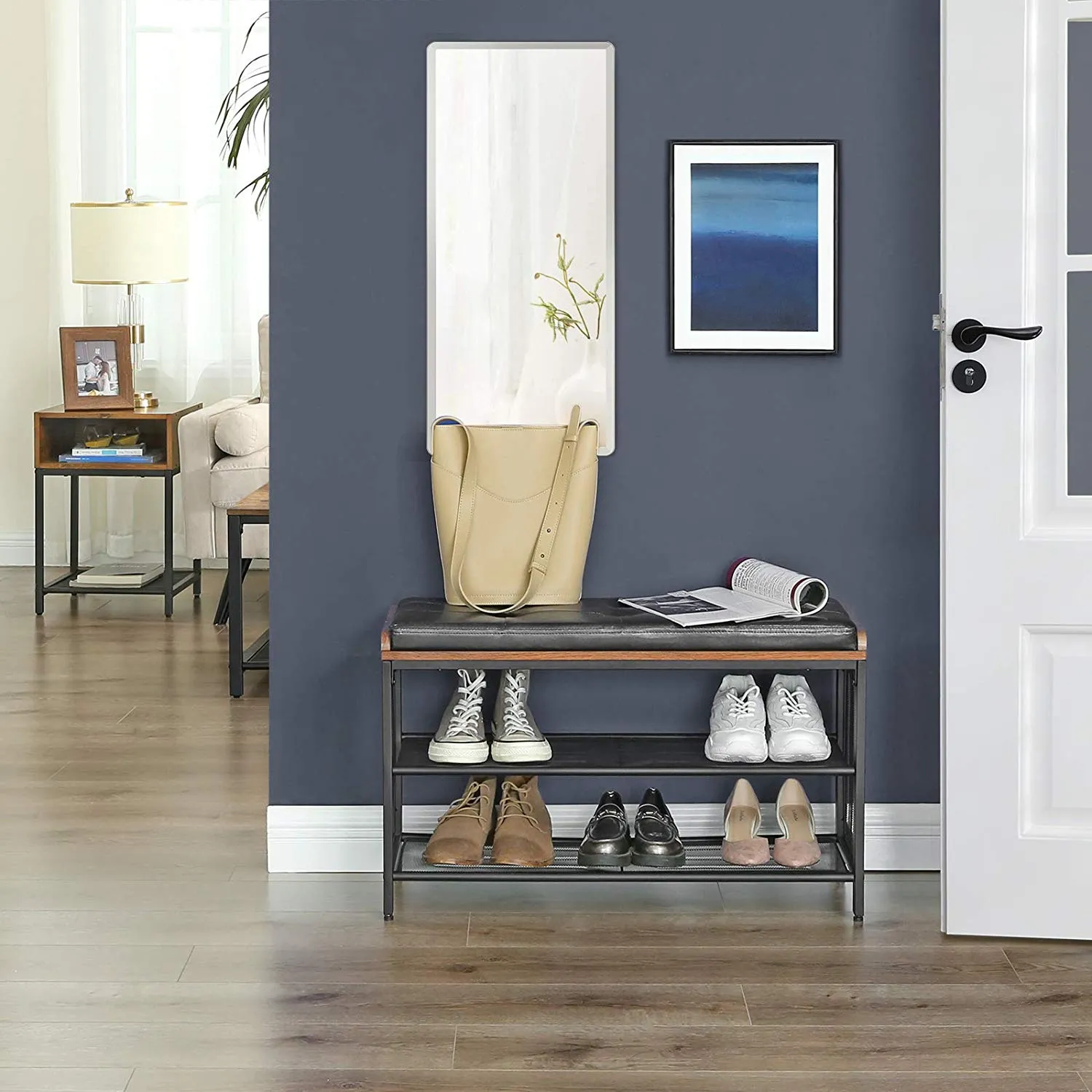 Mesh Shelf Shoe Bench LBS75X 4 balduloftaslt Mesh Shelf Shoe Bench LBSX