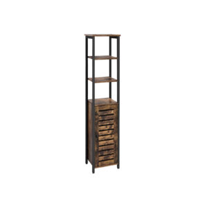 pastatoma spintele cm plocio ruda juodu metalo remu 