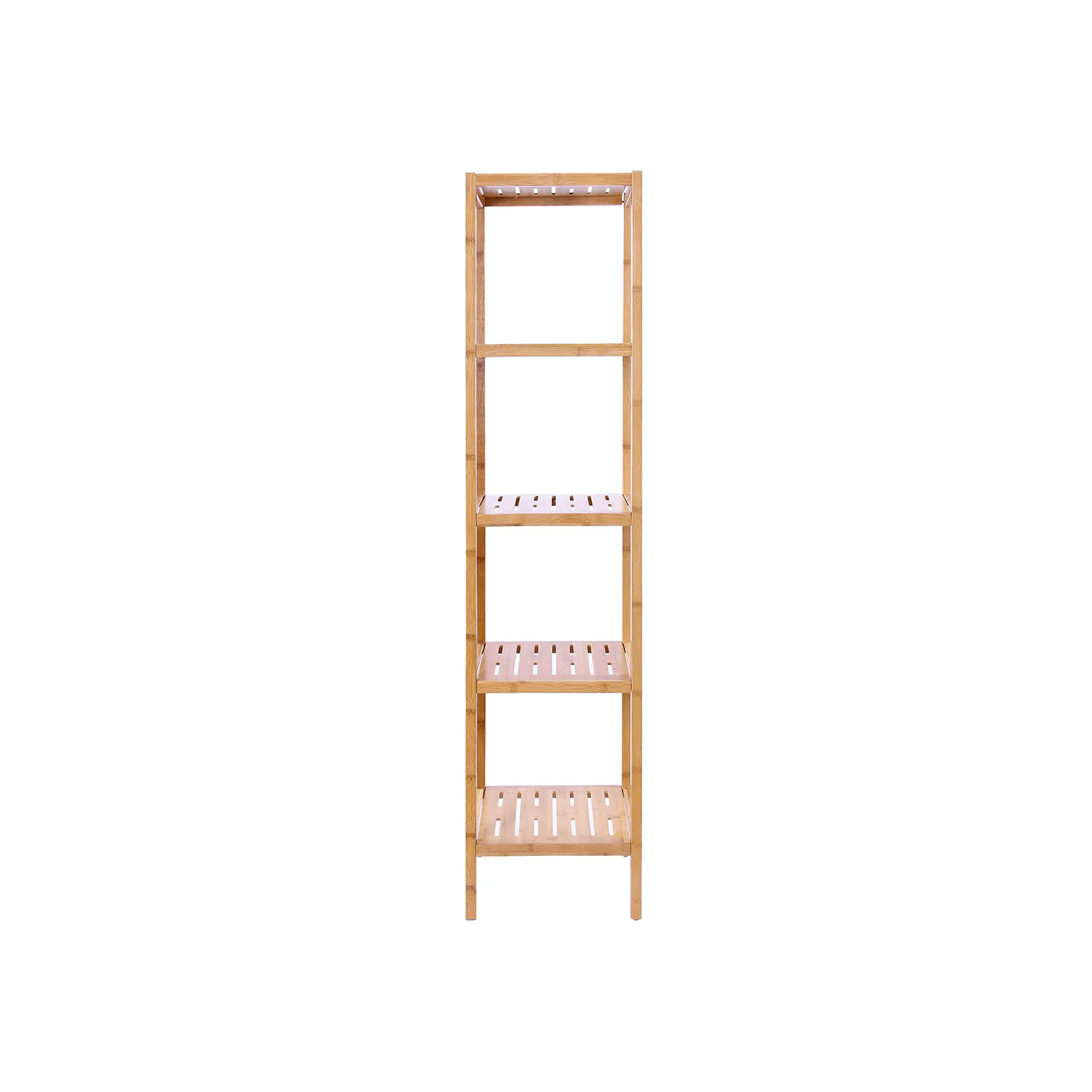 Badregal Bambus 5 Ablagen schmal BCB55Y 6 balduloftaslt Badregal Bambus Ablagen schmal BCBY