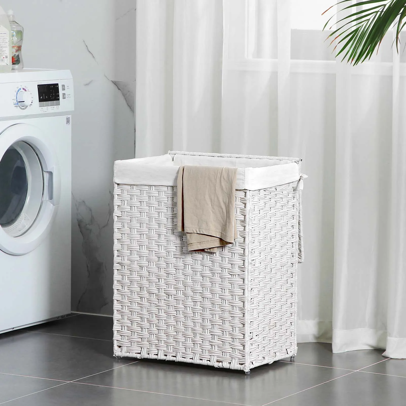 Laundry Basket with Handles LCB51WT 4 balduloftaslt Laundry Basket with Handles LCBWT