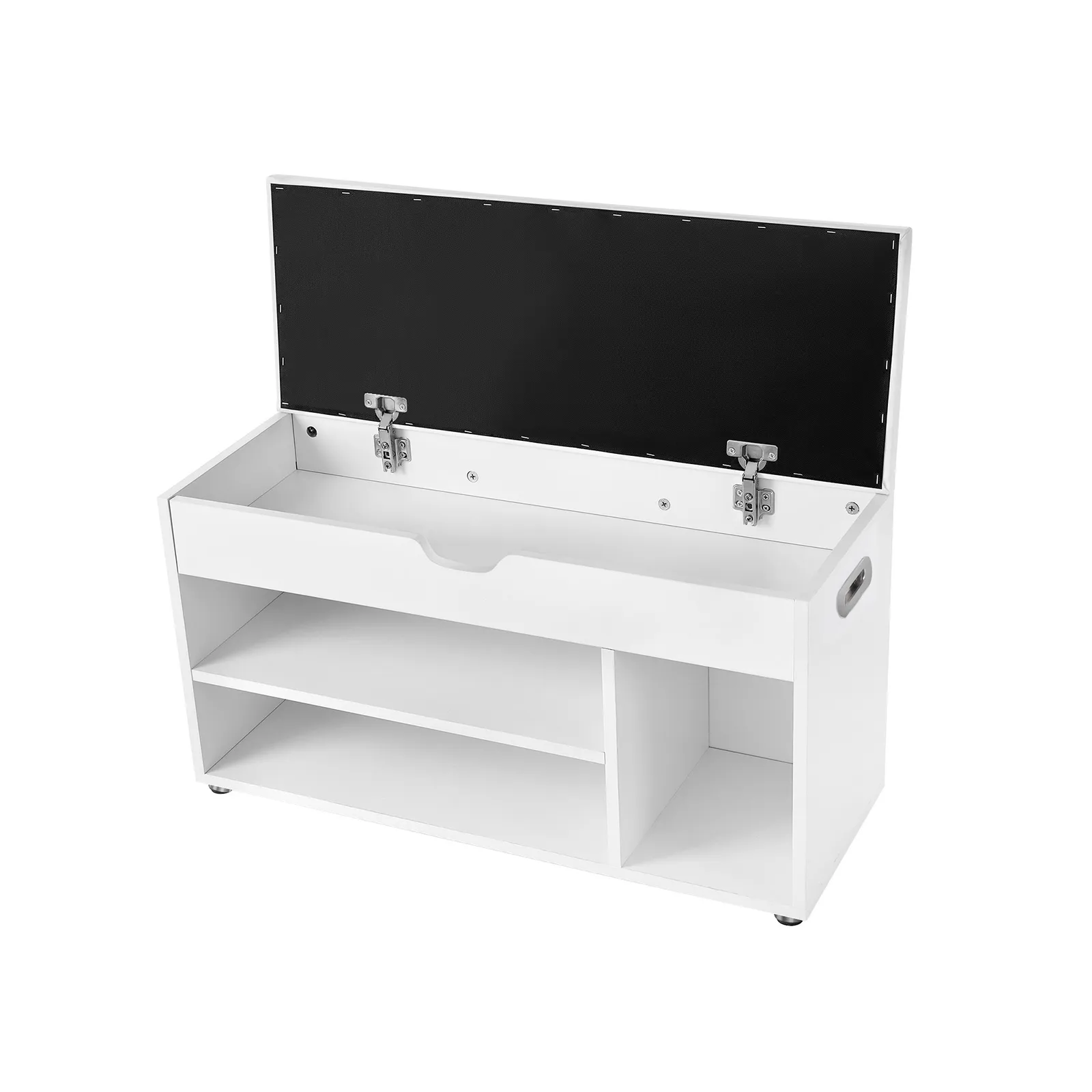 Gepolsterte Schuhbank 3 Faecher Weiss LHS30W 2 balduloftaslt Gepolsterte Schuhbank Faecher Weiss LHSW