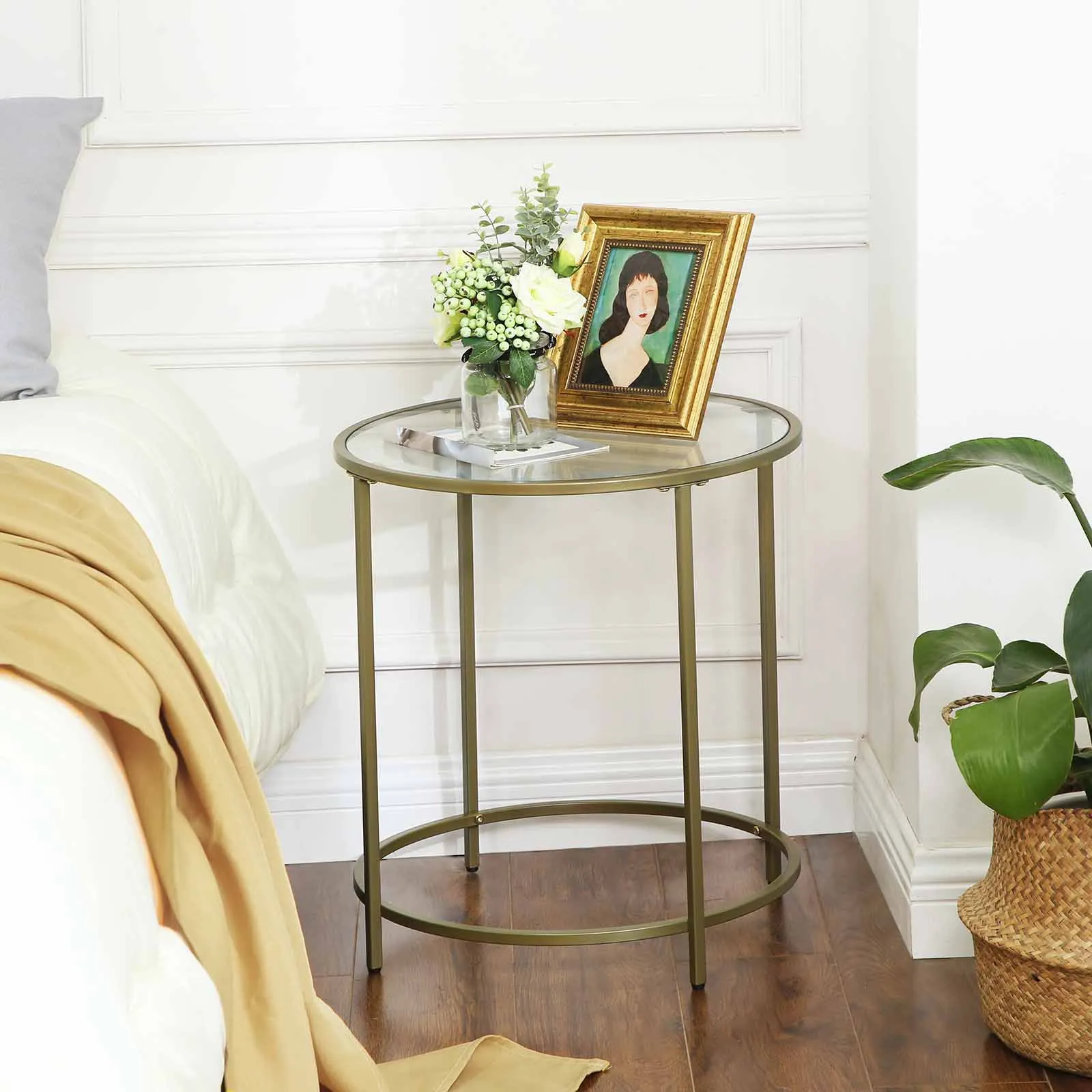 Golden Metal Side Table LGT20G 3 balduloftaslt Golden Metal Side Table LGTG