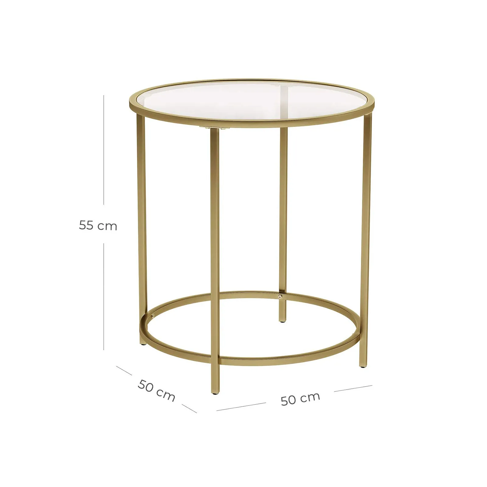 Golden Metal Side Table LGT20G 7 balduloftaslt Golden Metal Side Table LGTG