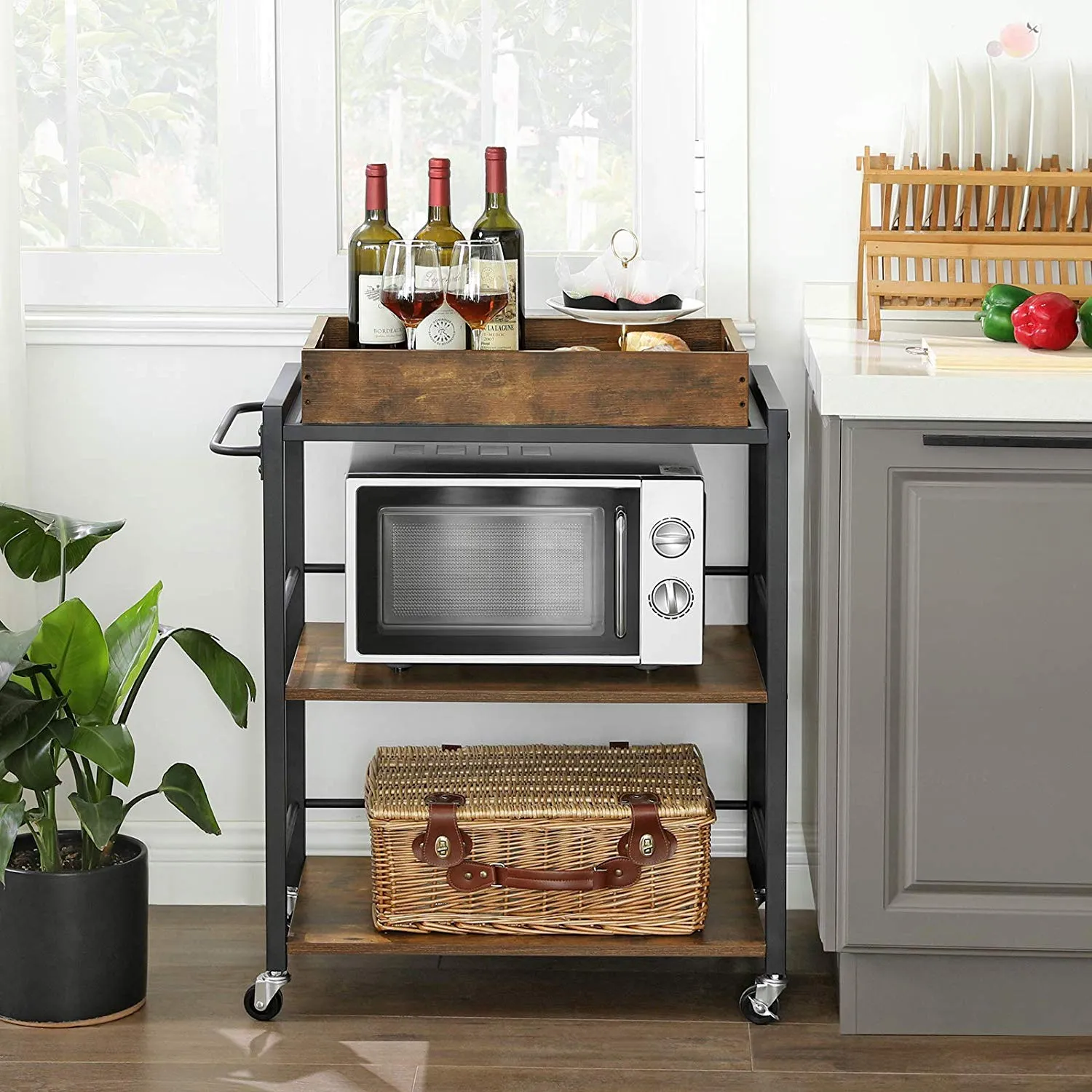 Universal Casters Kitchen Cart LRC72X 4 balduloftaslt Universal Casters Kitchen Cart LRCX