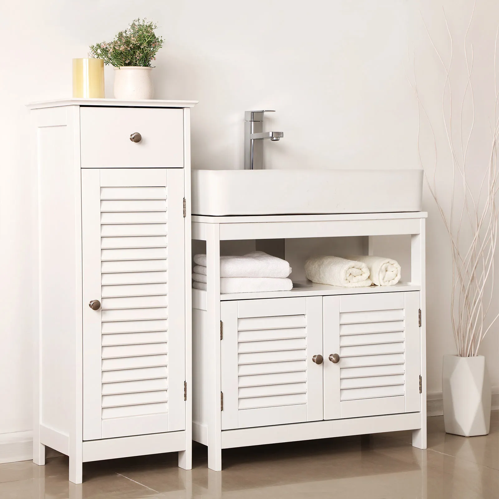 Waschbeckenschrank mit Lamellentueren BBC02WT 4 balduloftaslt Waschbeckenschrank mit Lamellentueren BBCWT