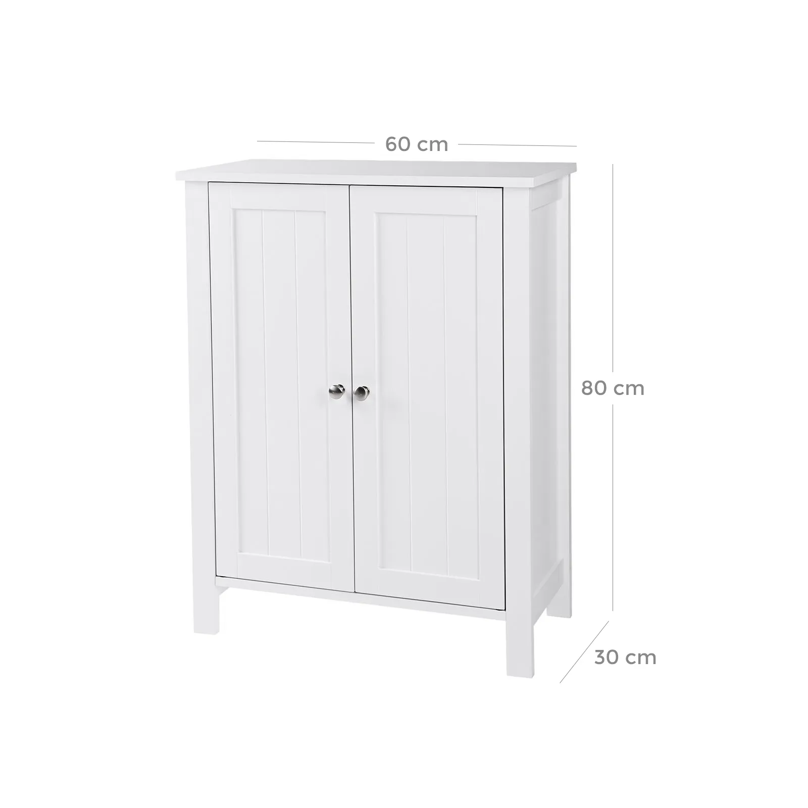 Badezimmerschrank mit Doppeltuer BCB60W 7 balduloftaslt Badezimmerschrank mit Doppeltuer BCBW