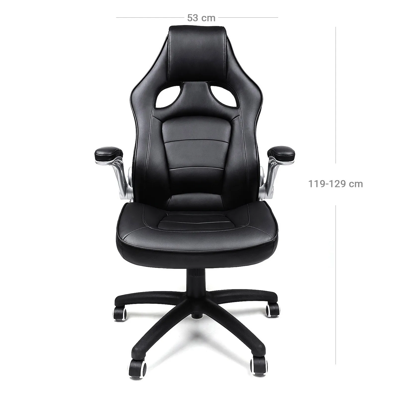 Buerostuhl Kunstleder Schwarz OBG62B 6 balduloftaslt Buerostuhl Kunstleder Schwarz OBGB