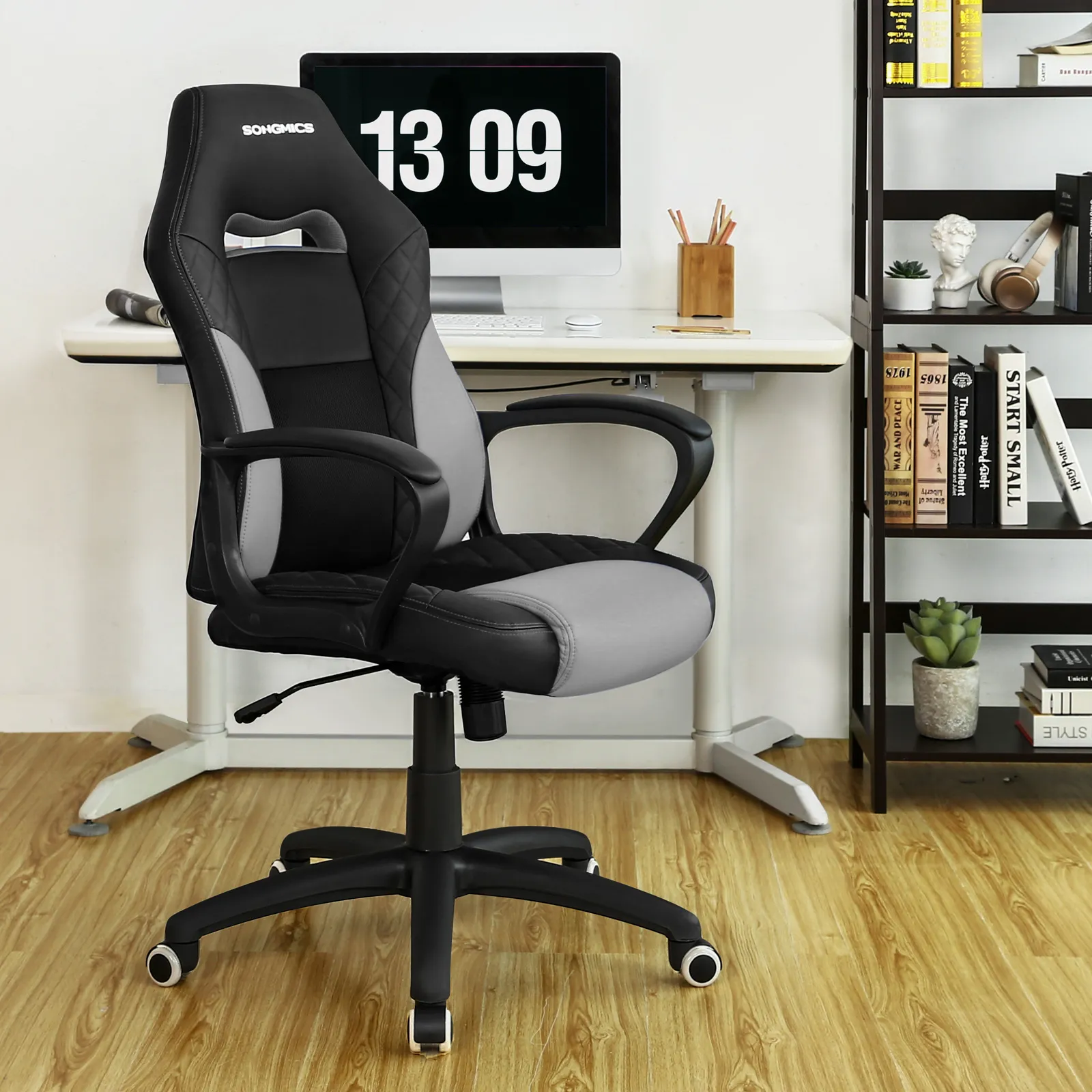 Black Grey Office Chair OBG38BG 4 balduloftaslt Black Grey Office Chair OBGBG