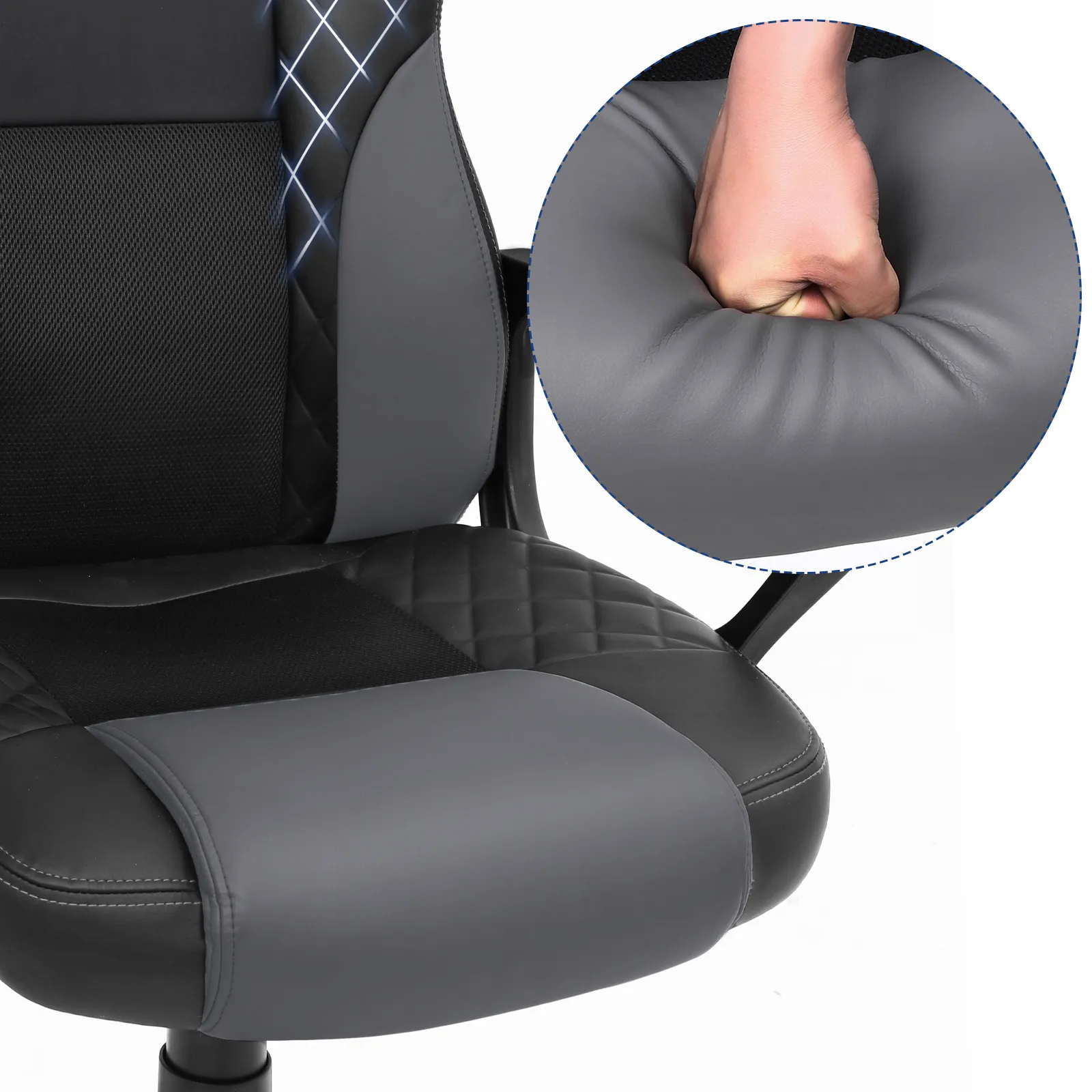 Black Grey Office Chair OBG38BG 6 balduloftaslt Black Grey Office Chair OBGBG