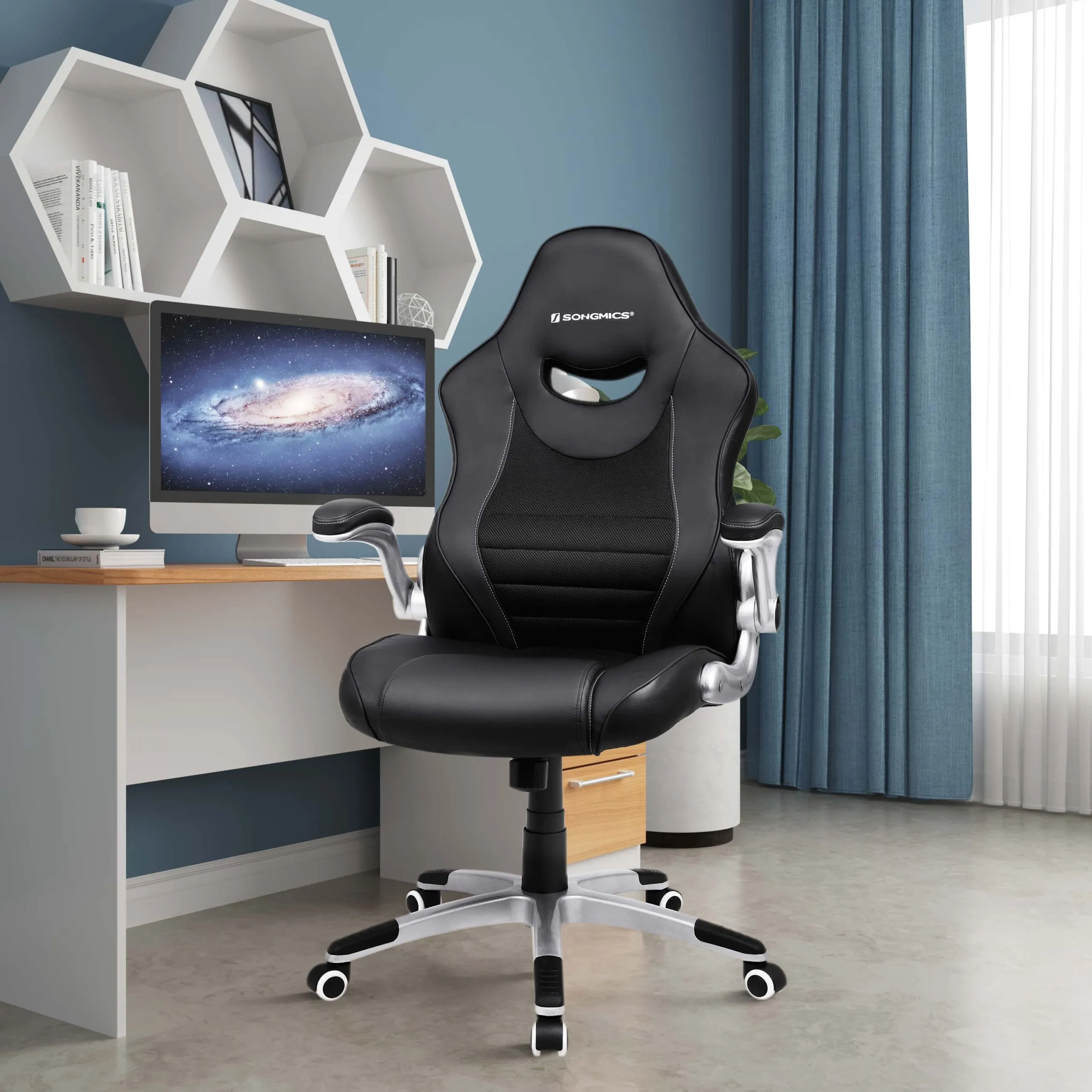 Ergonomischer Buerostuhl Schwarz OBG63BK 2 balduloftaslt Ergonomischer Buerostuhl Schwarz OBGBK