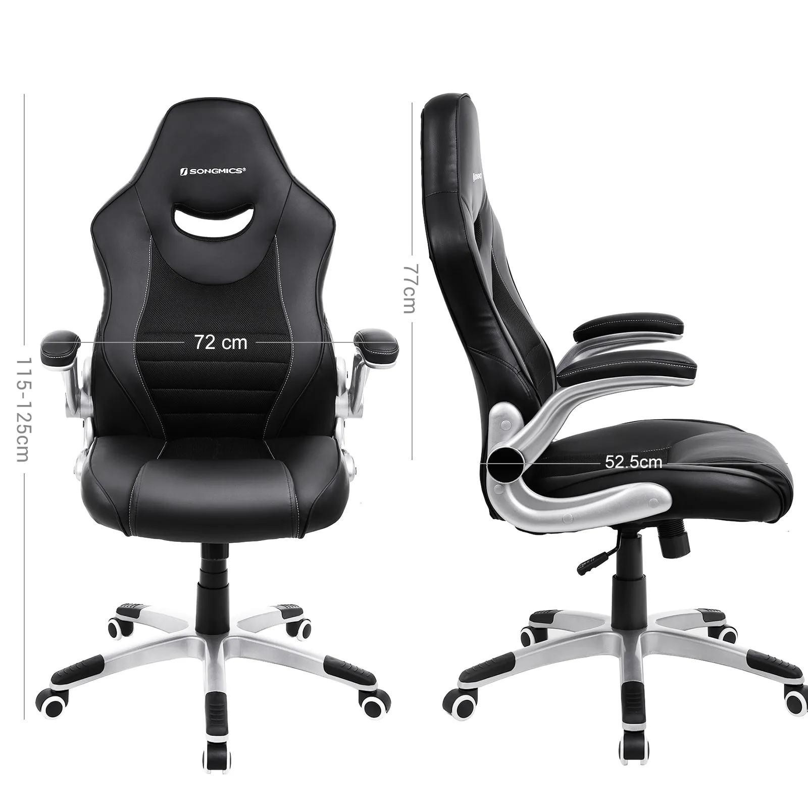 Ergonomischer Buerostuhl Schwarz OBG63BK 6 balduloftaslt Ergonomischer Buerostuhl Schwarz OBGBK