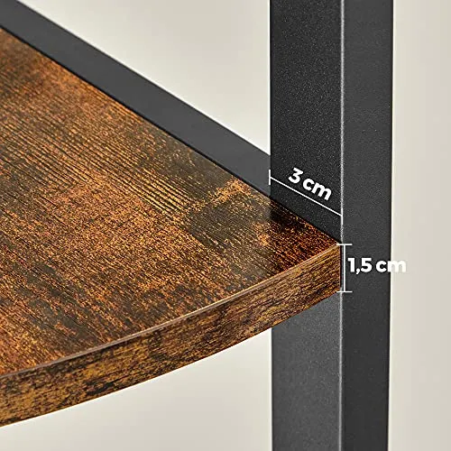 Industrinė kampinė lentynėlė pastatoma 5 dalių tvirtu plieno rėmu wADwNjS SL