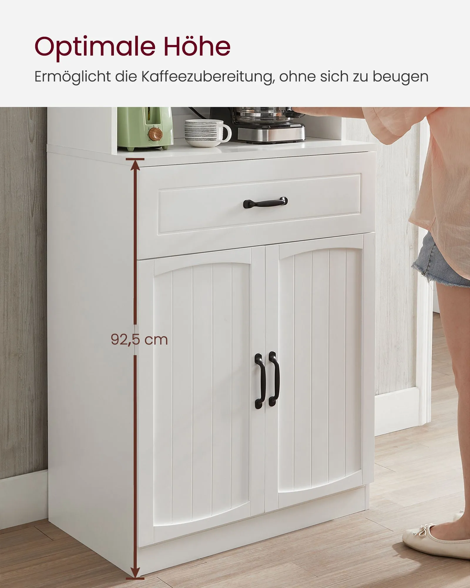 Virtuvės spintelė pastatoma 180cm balta Virtuvės spintelė pastatoma 180cm balta Akcija